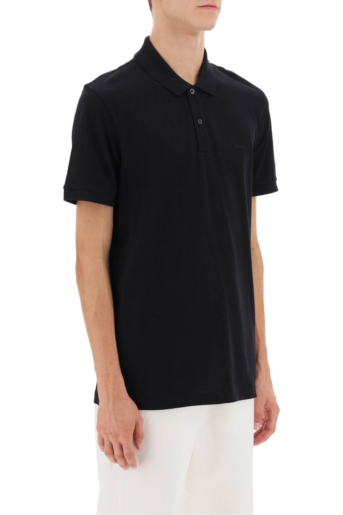 Boss organic cotton pallas polo shirt image 1