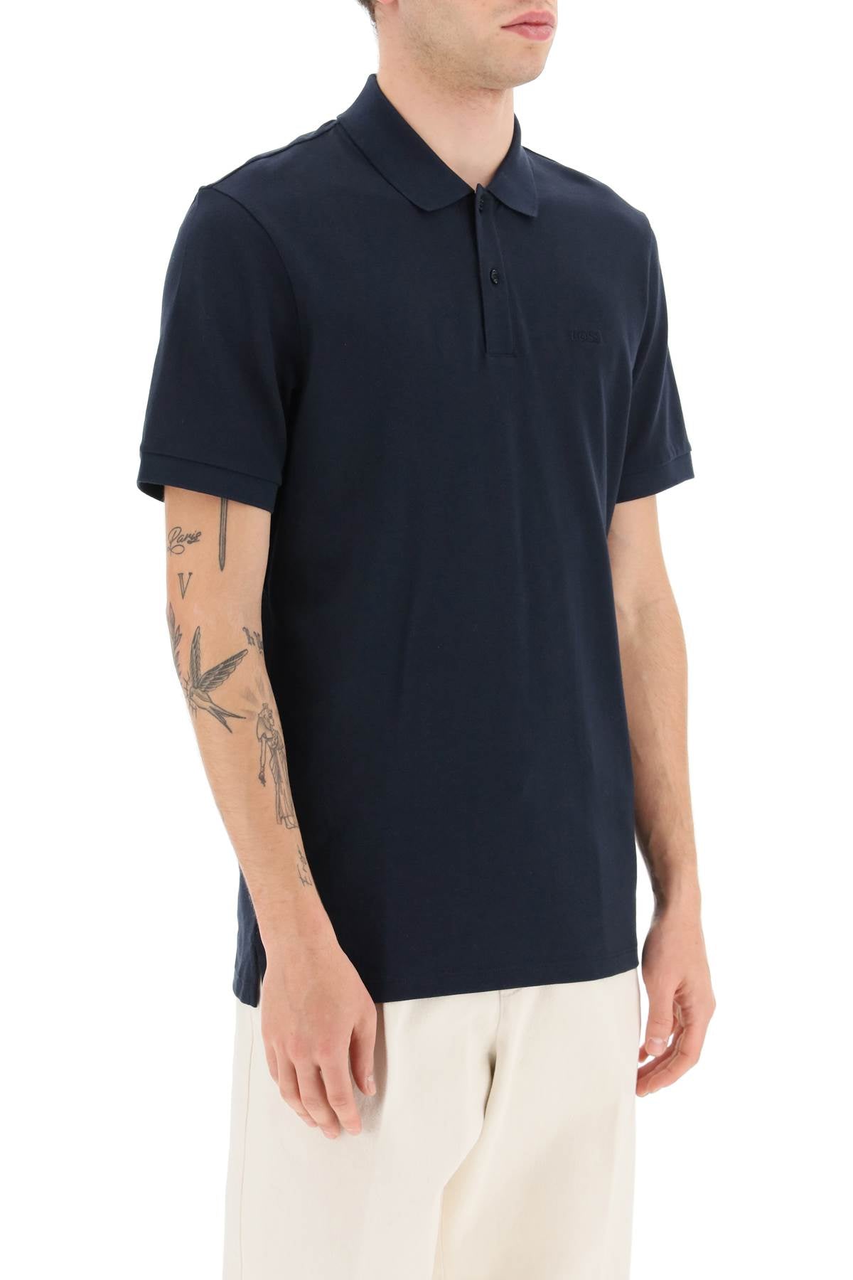 Boss organic cotton pallas polo shirt image 1