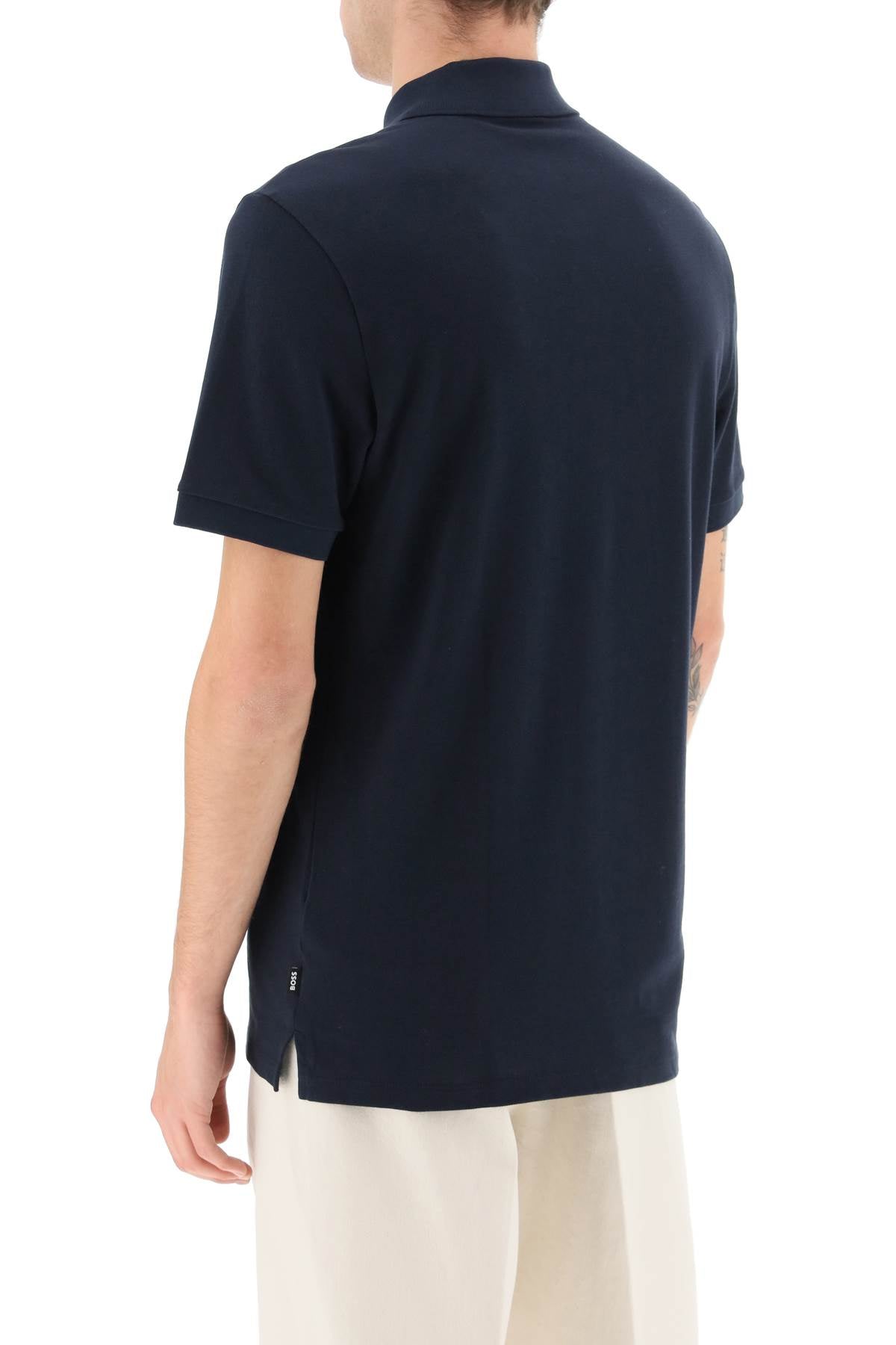 Boss organic cotton pallas polo shirt image 2