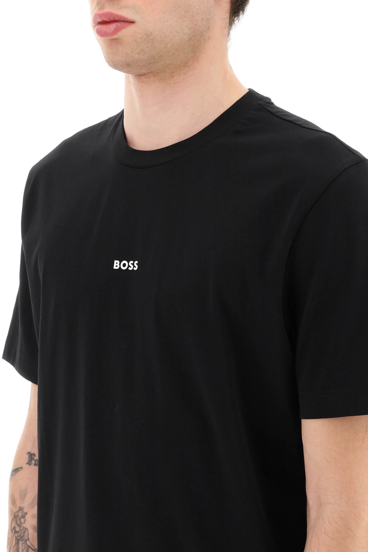 Boss Relaxed Fit T-Shirt - Small Logo Print image 3