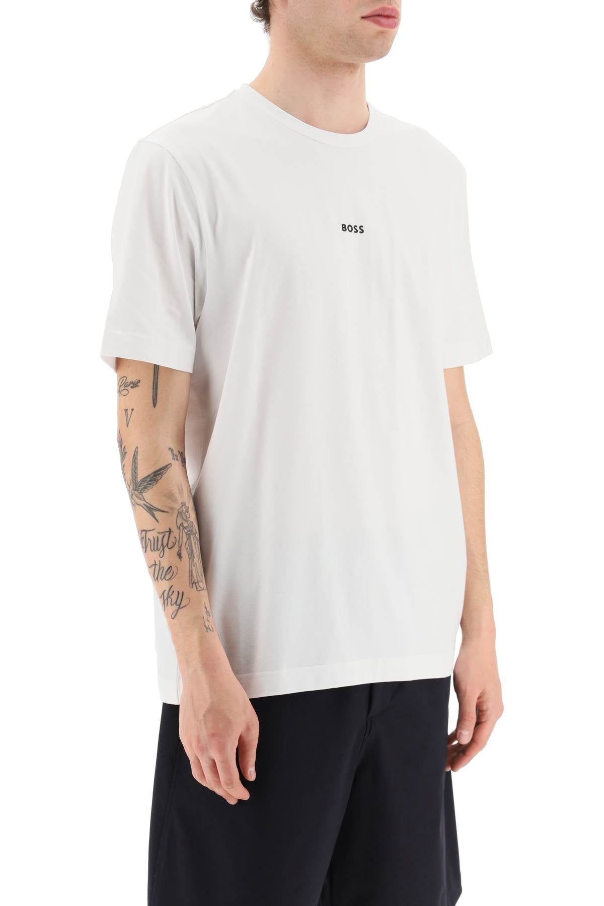 Boss T-Shirt: Relaxed Fit, Lightweight Cotton Jersey image 1