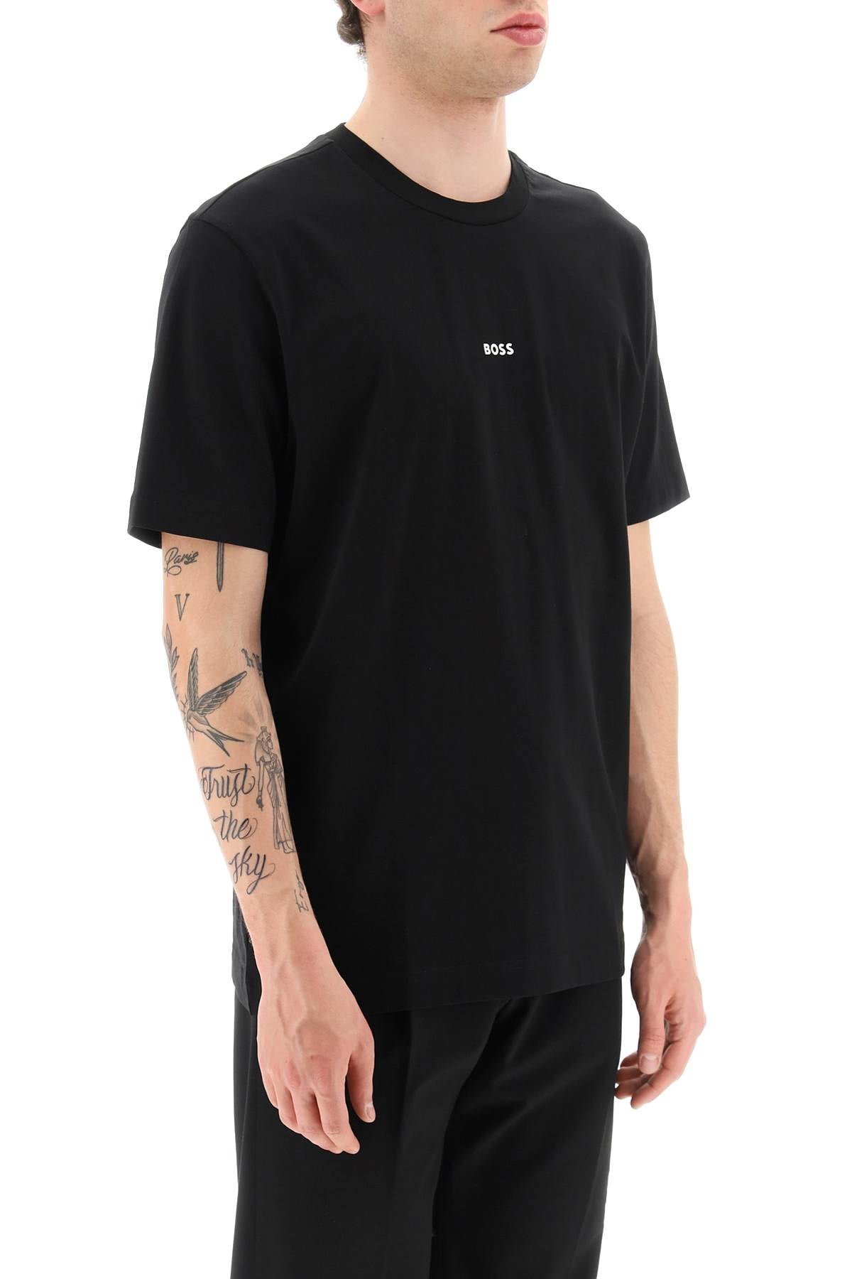 Boss Relaxed Fit T-Shirt - Small Logo Print image 1