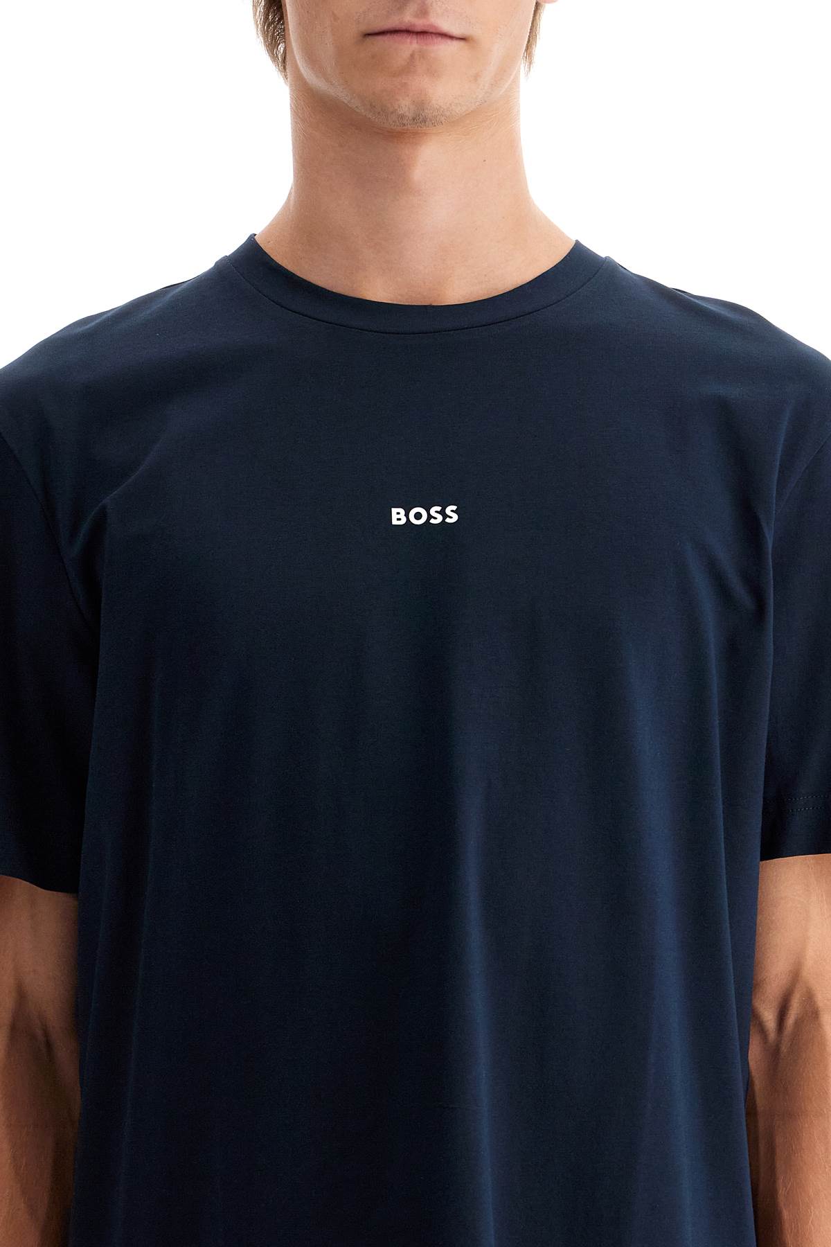 Boss T-Shirt: Relaxed Fit, Lightweight Cotton Jersey image 3