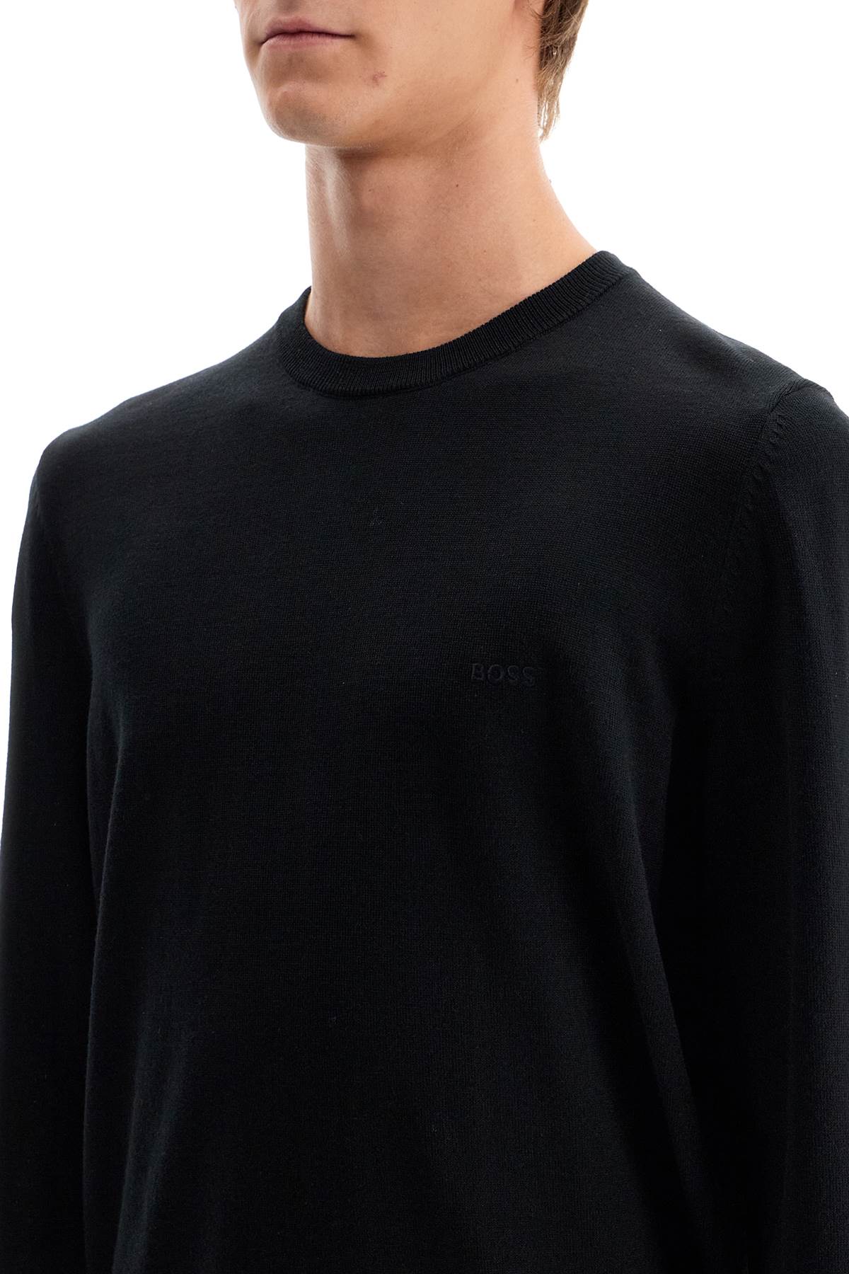 BOSS 'Botto' Light Wool Crewneck Sweater image 3