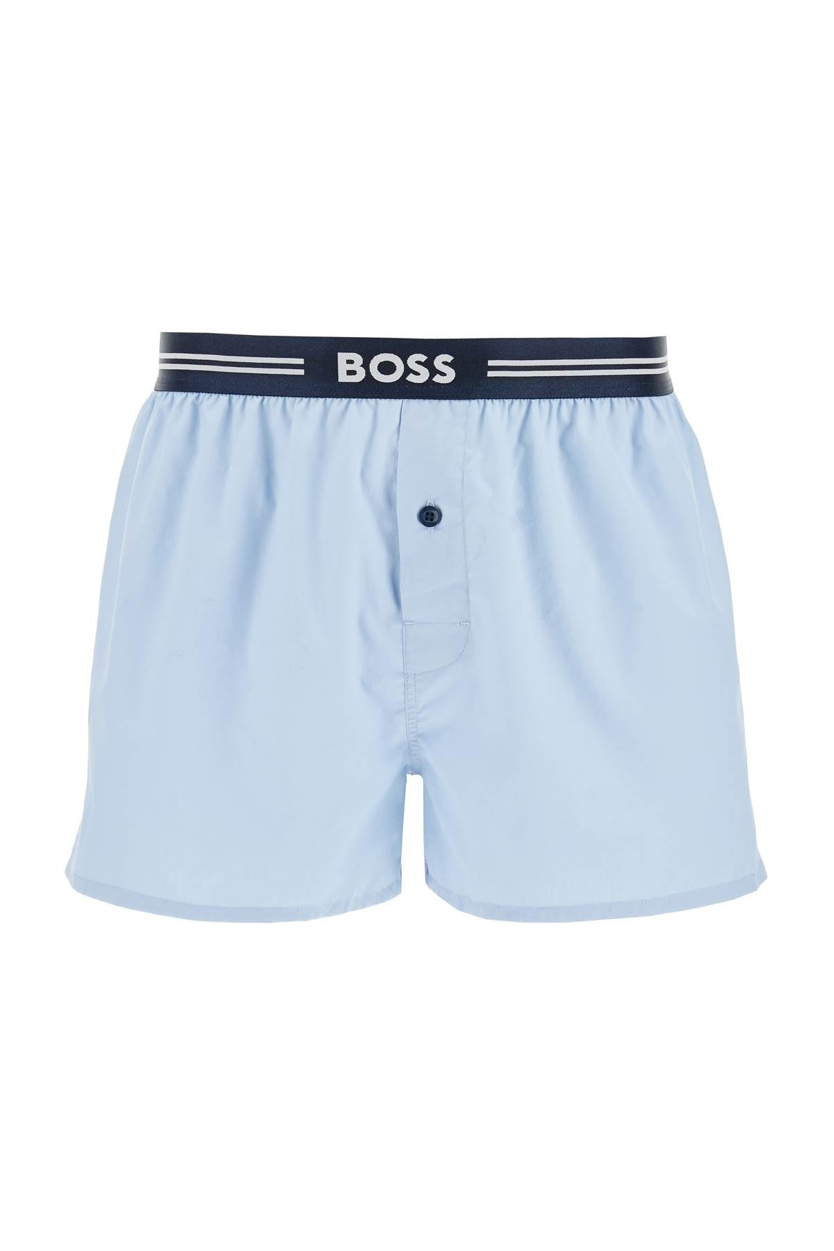 Boss men's boxer 3 pairs dark blue cotton image 2