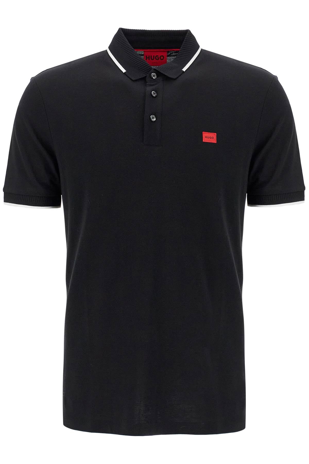 Hugo polo shirt with contrasting finishing details image 0