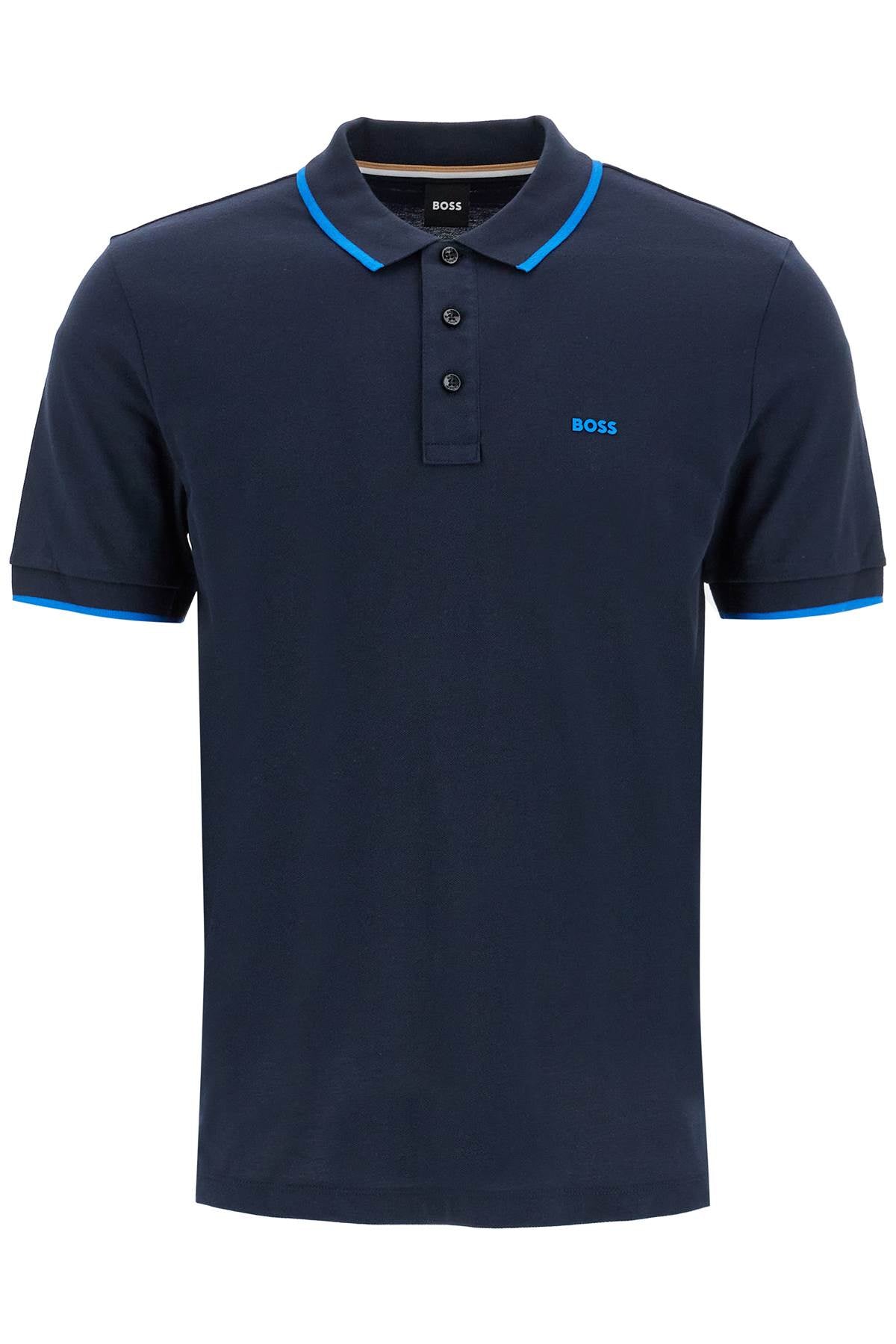 Boss Contrast Trim Parlay Polo Shirt image 0