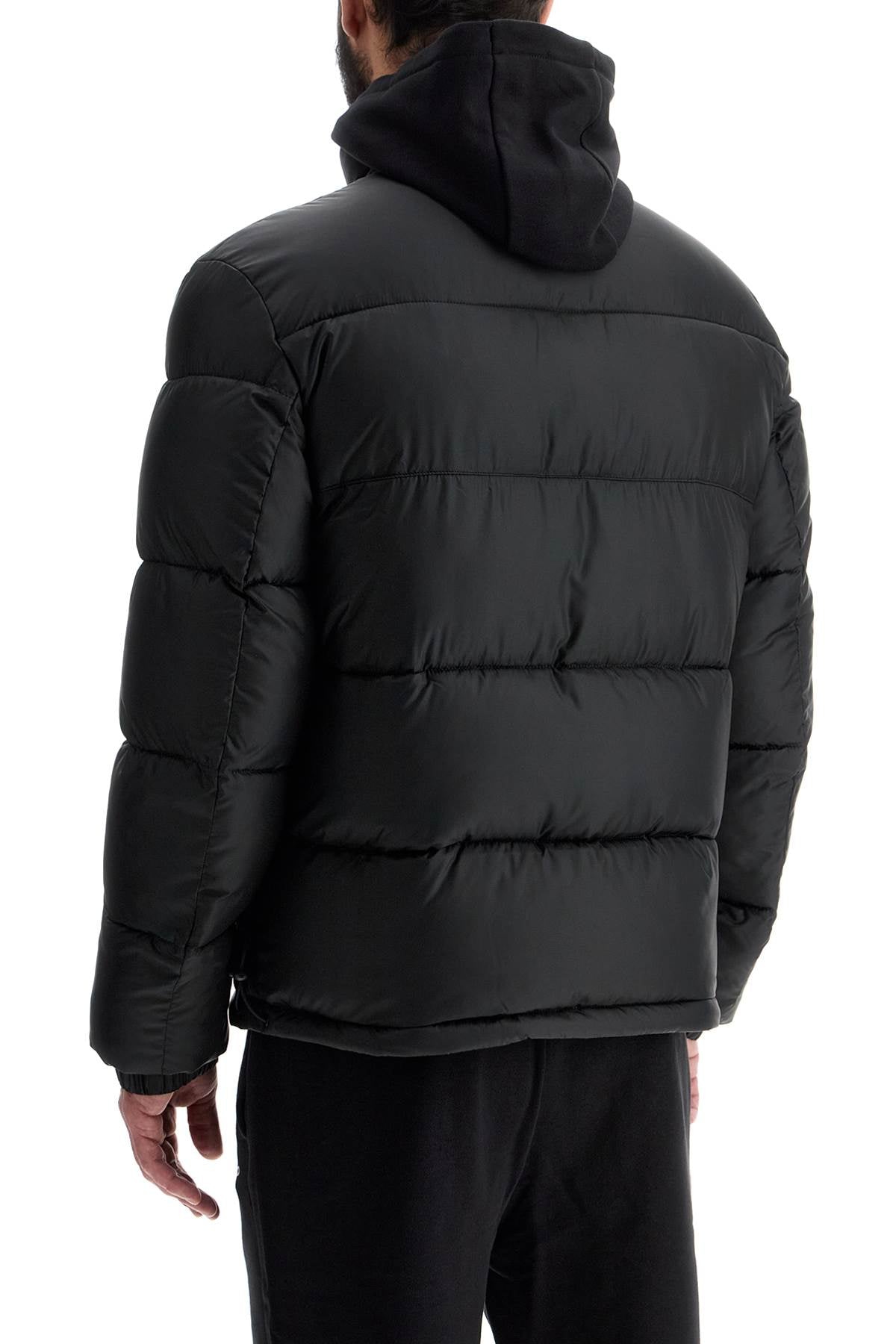 Hugo regular fit black puffer jacket image 2