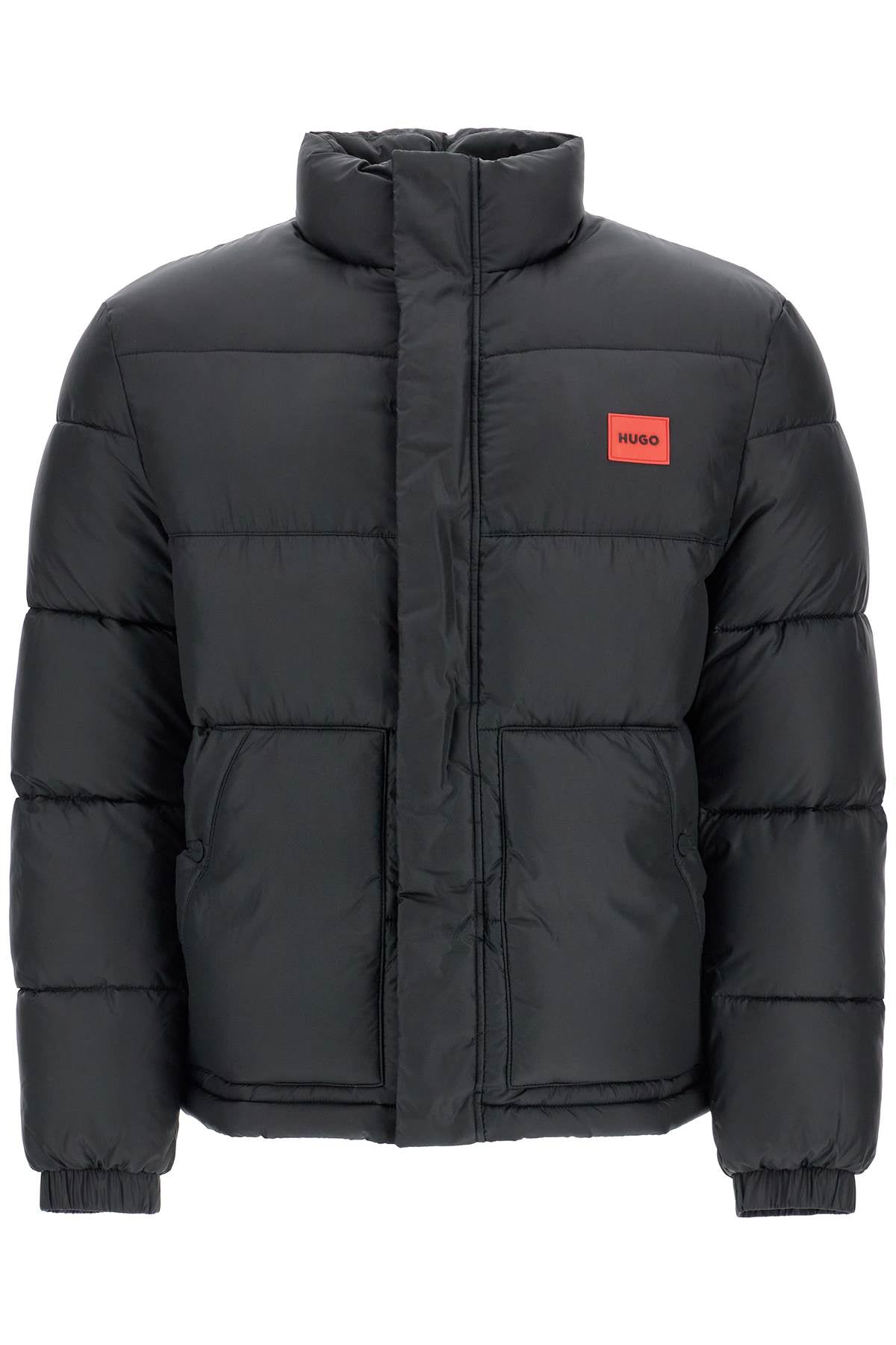 Hugo regular fit black puffer jacket image 0