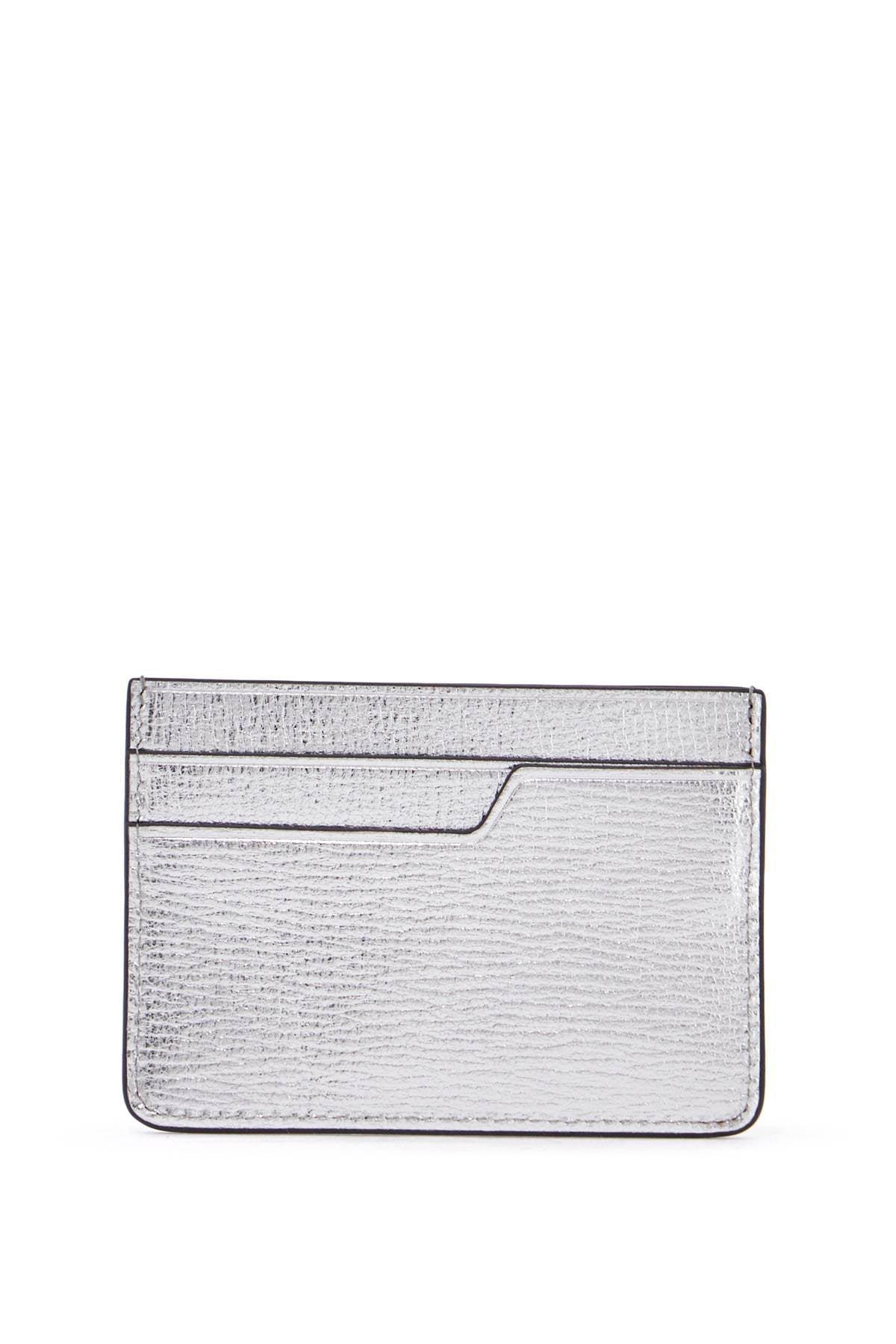 Anya Hindmarch Eyes Metallic Leather Card Holder image 1