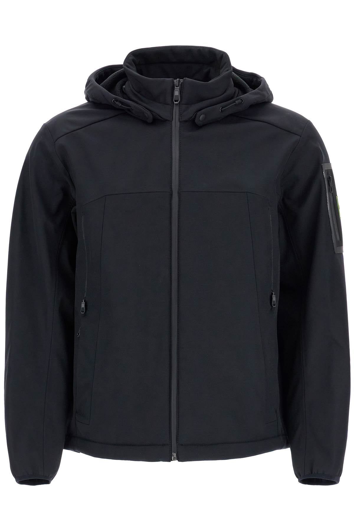 Boss black adjustable hooded coat image 0