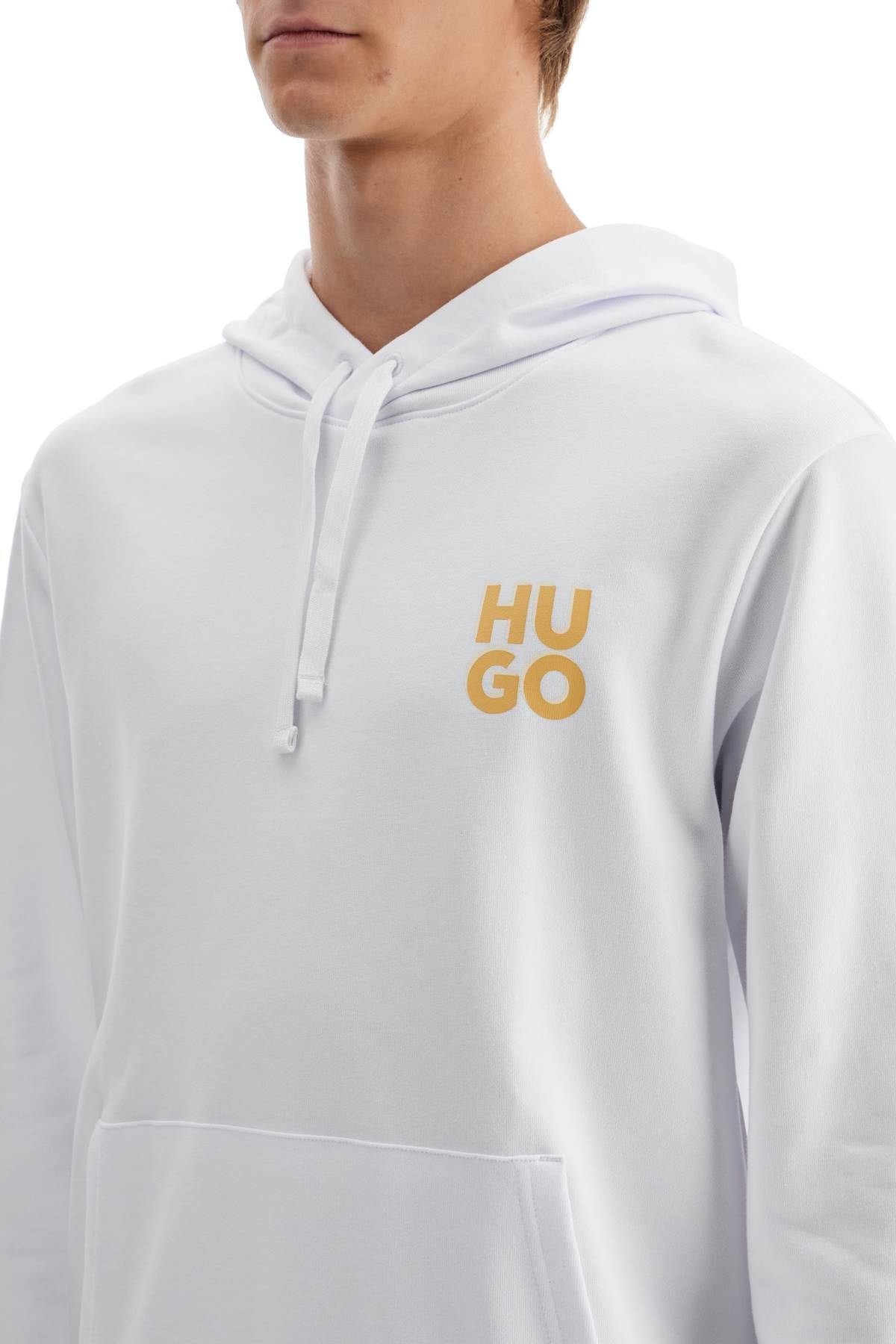 Hugo Logo Hooded Sweatshirt image 3