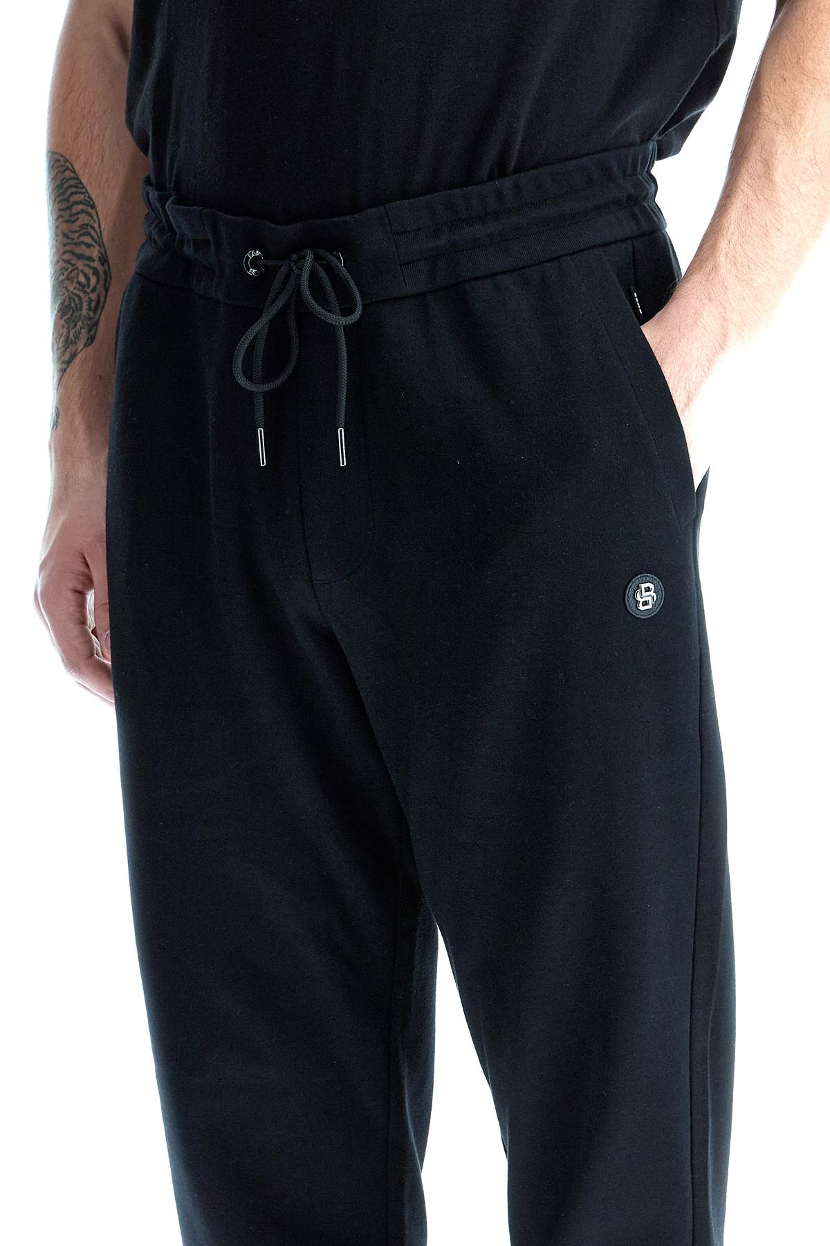 BOSS Jogger Pants with Double Monogram image 3