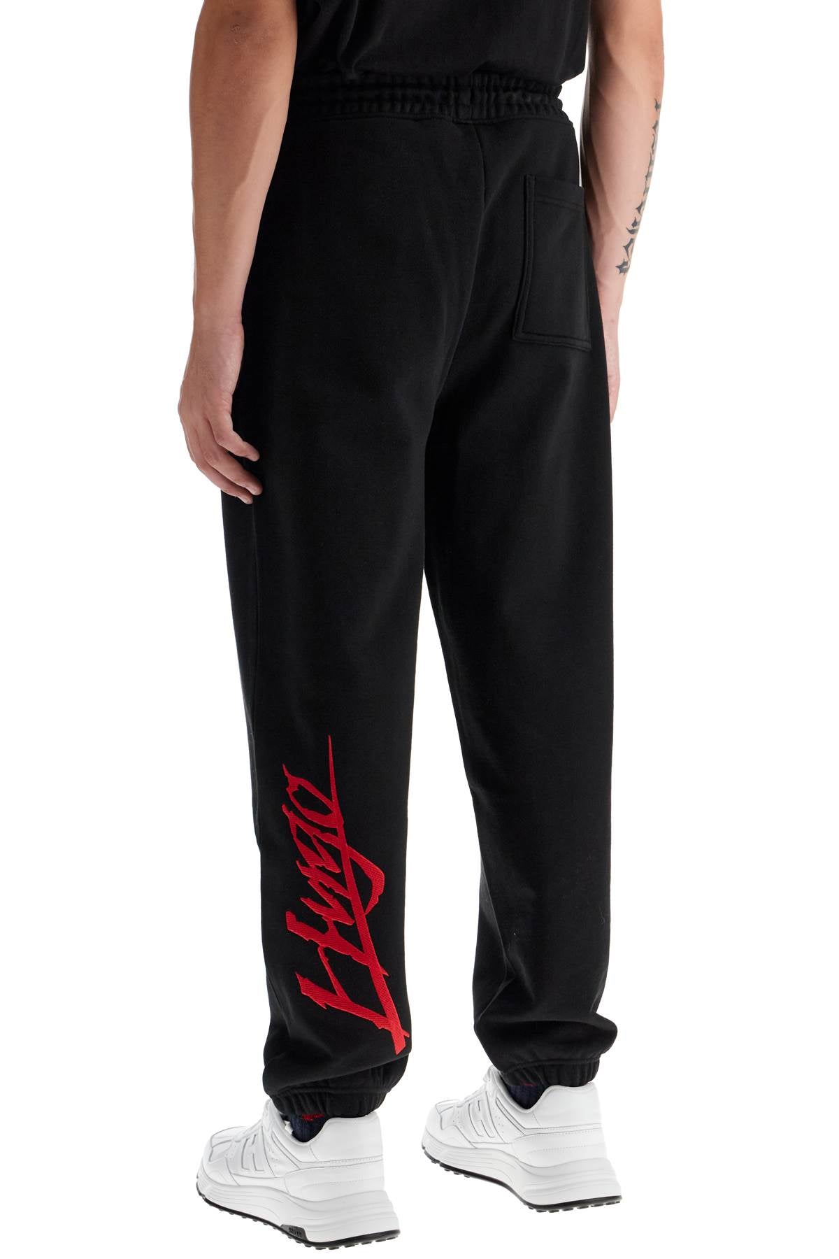 Hugo Boss Cotton Logo Joggers - Relaxed Fit image 2