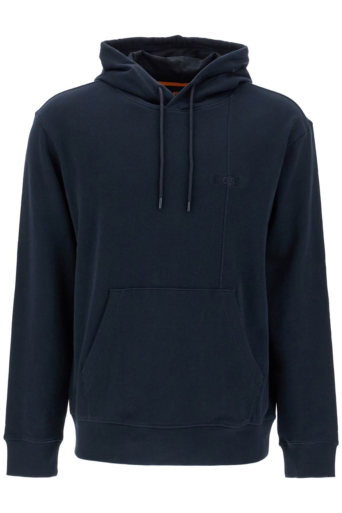 Boss hooded sweatshirt with image 0