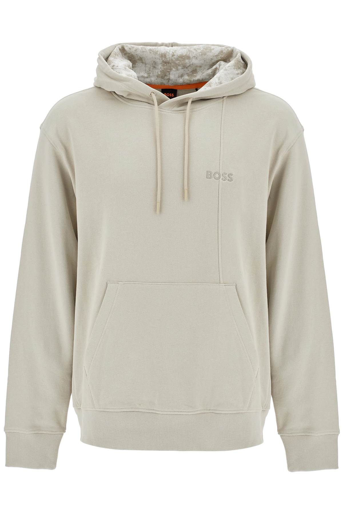 Boss hooded sweatshirt with image 0