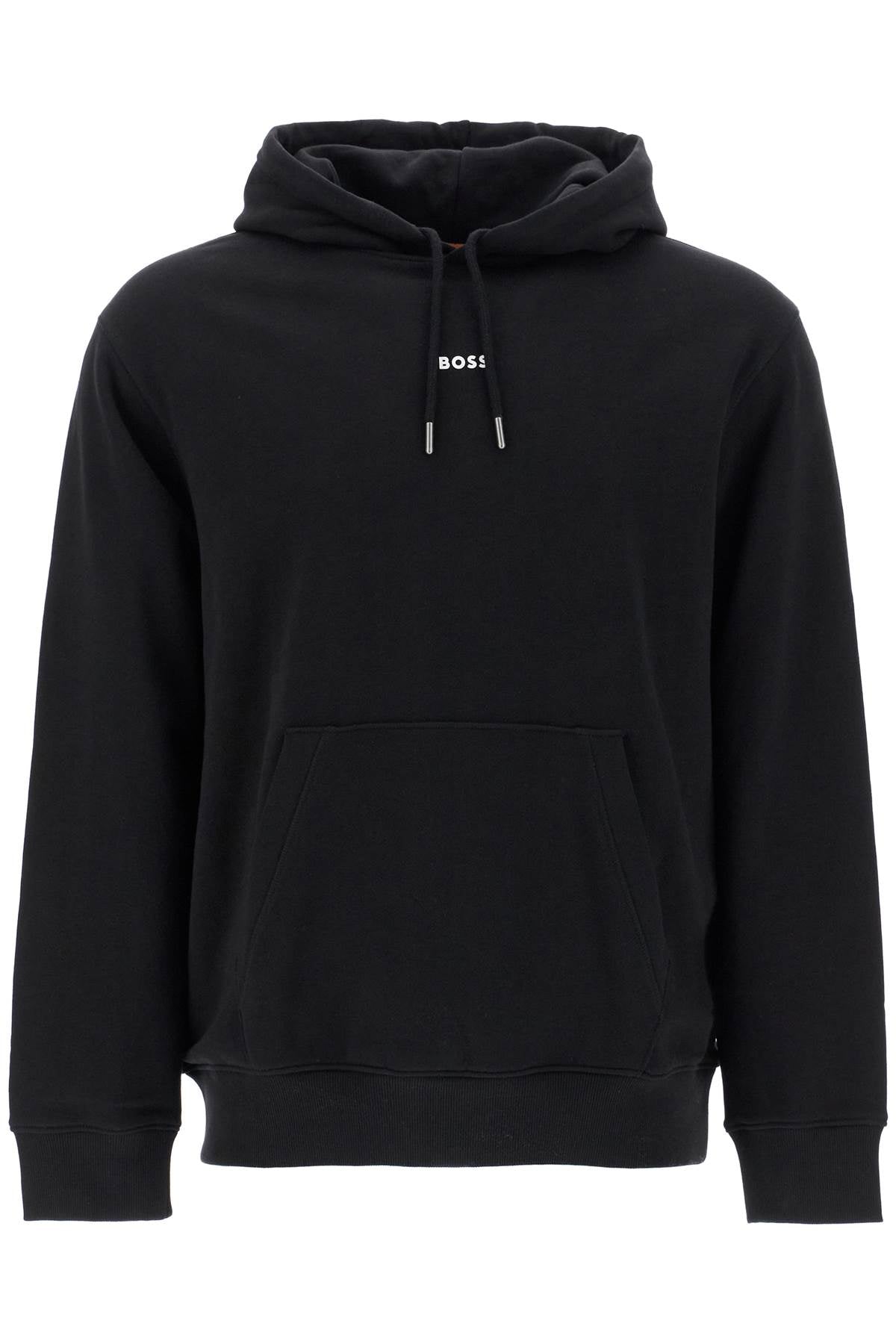 Boss hooded sweatshirt with graphic print image 0