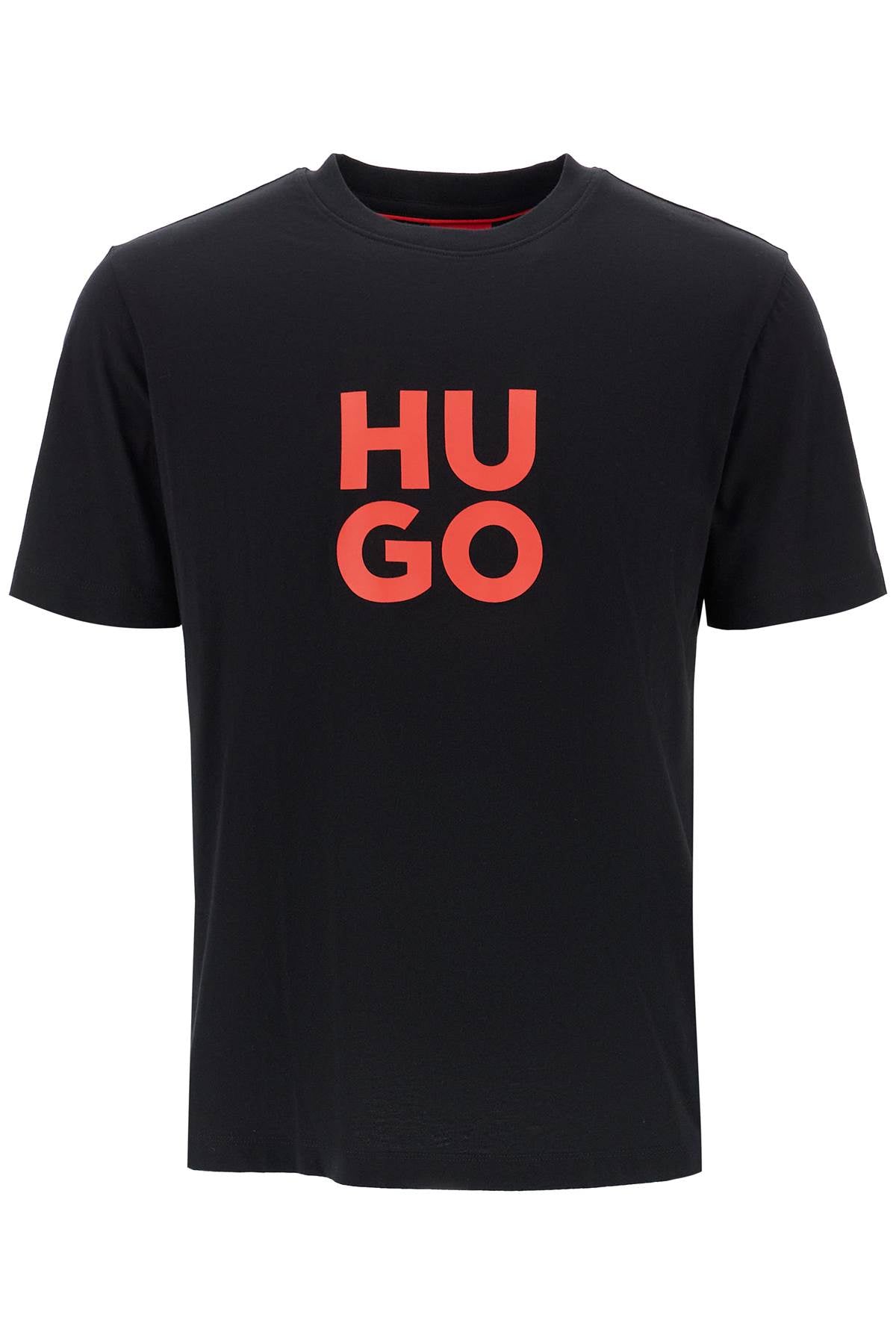 Hugo Logo Print Crew Neck T-Shirt image 0