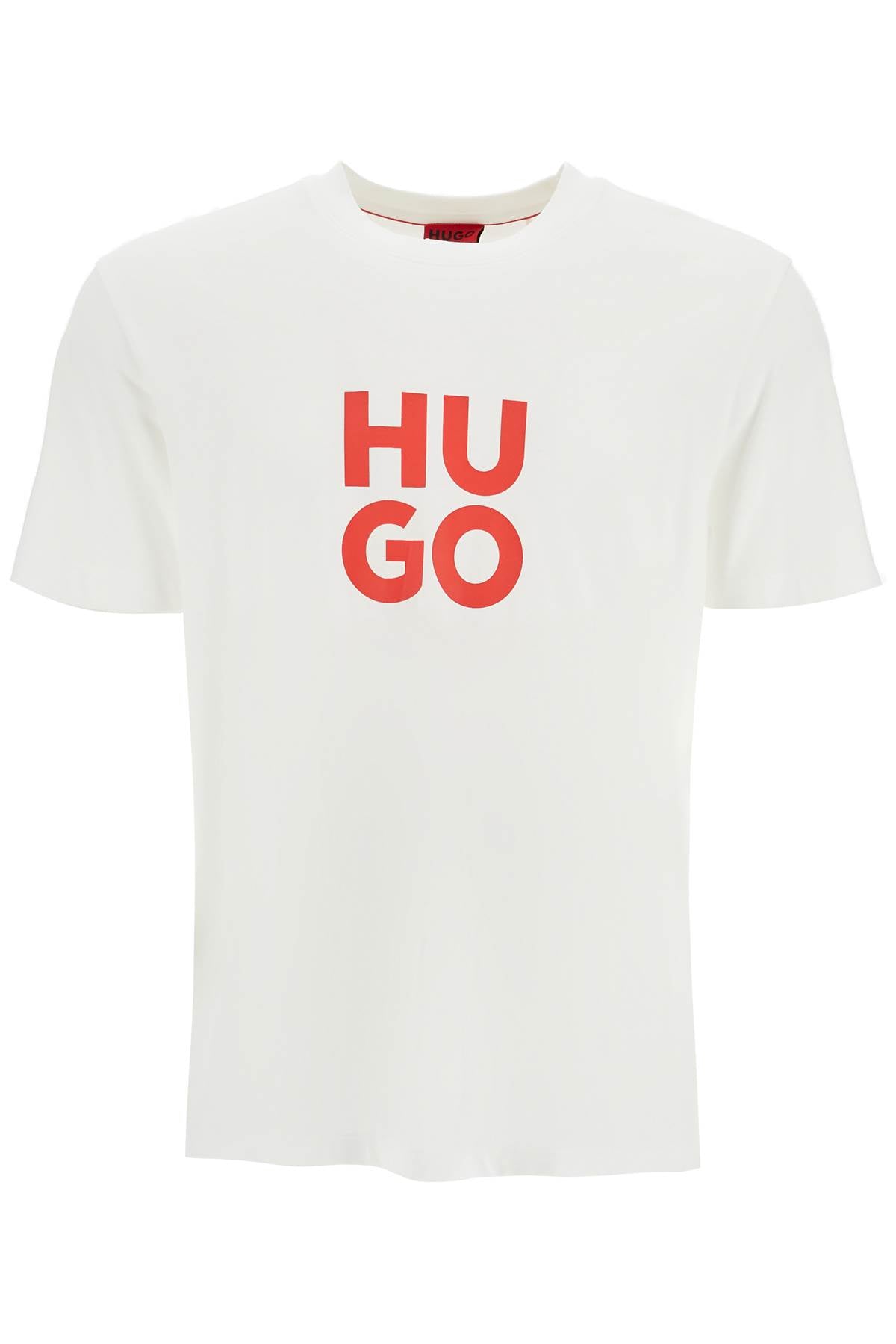 Hugo Logo Print Crew Neck T-Shirt image 0