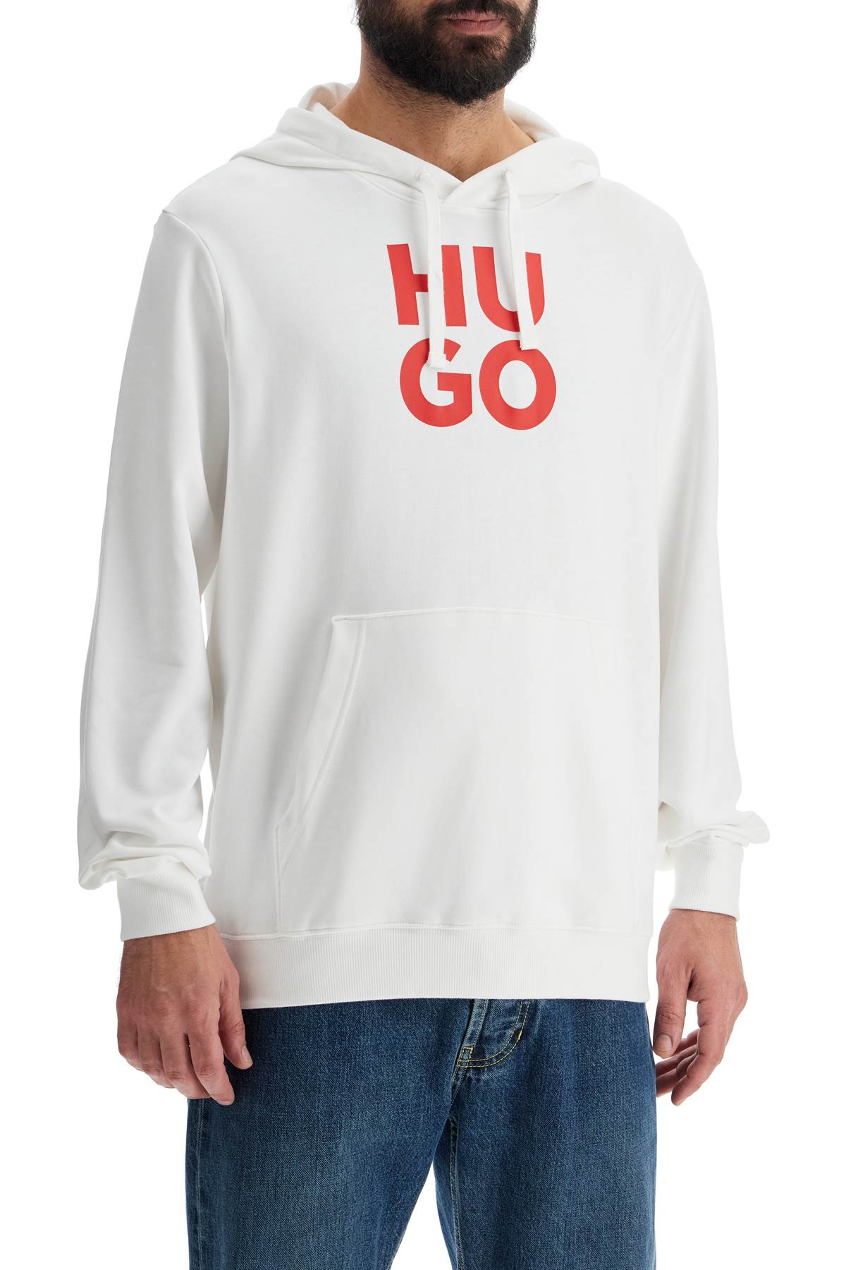 Hugo hooded sweatshirt with image 1