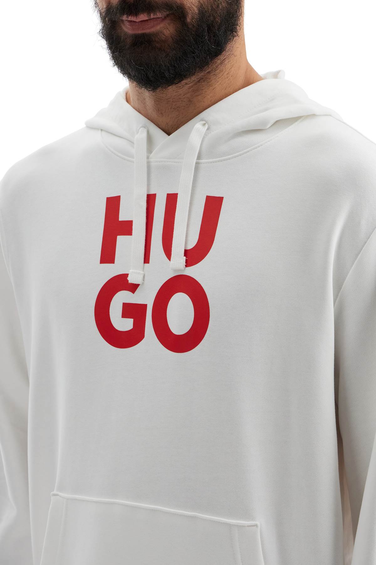 Hugo hooded sweatshirt with image 3