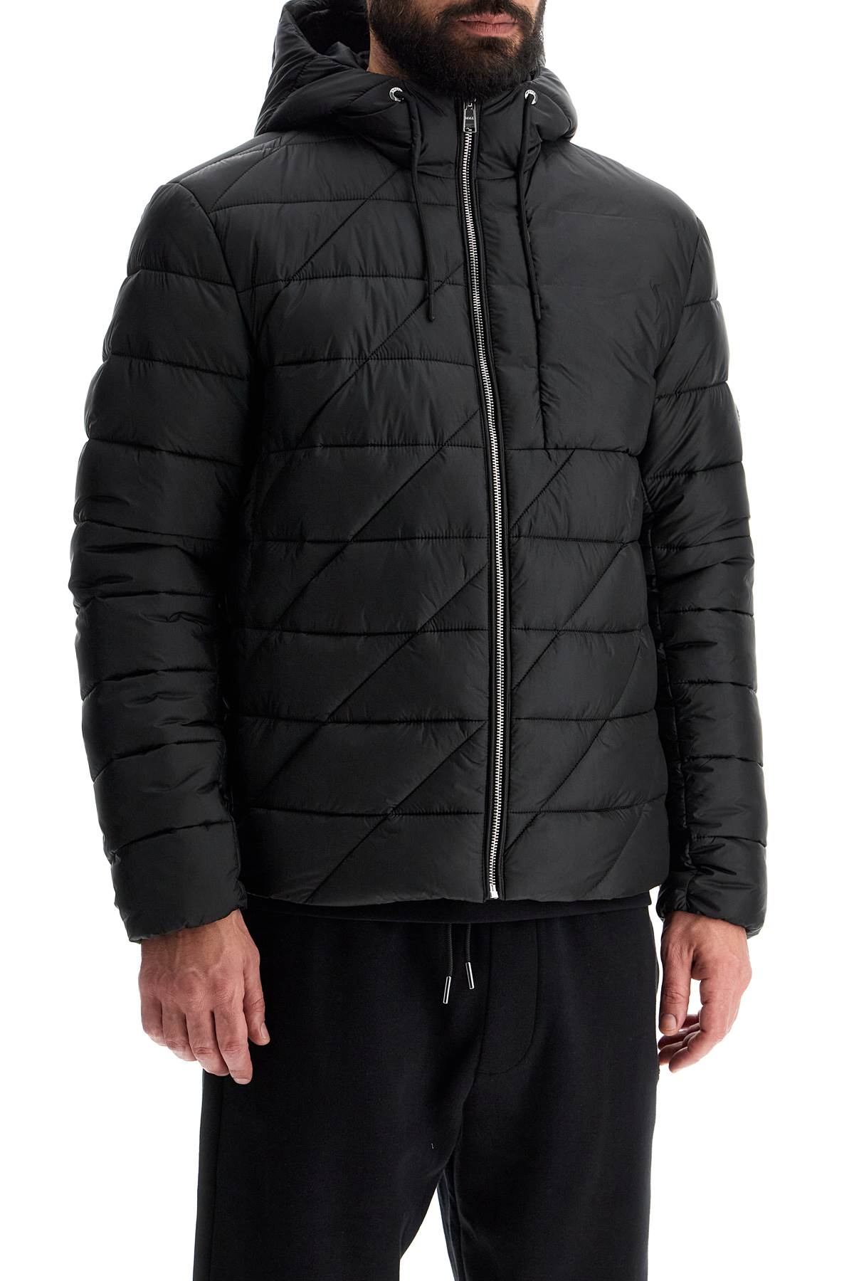 Boss lightweight down jacket with hood image 1