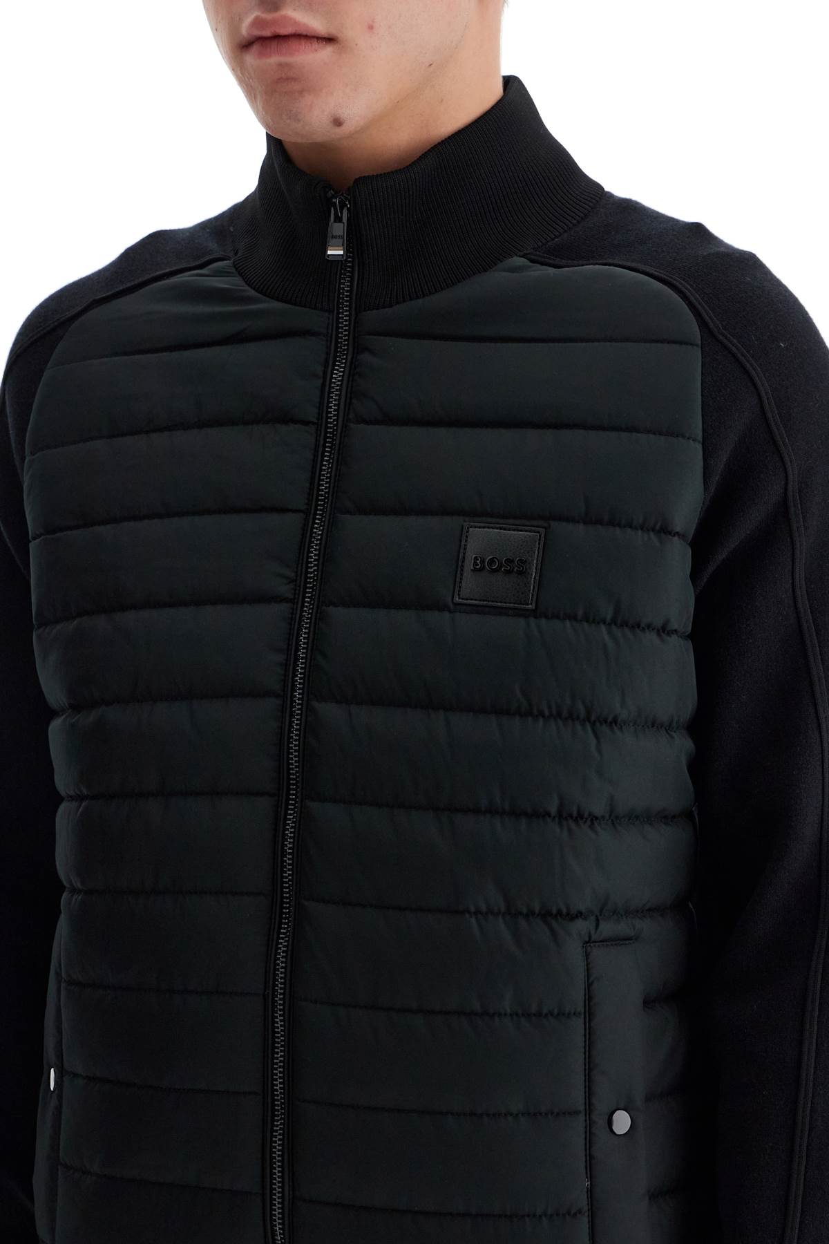 Boss knitted and padded nylon jacket image 3