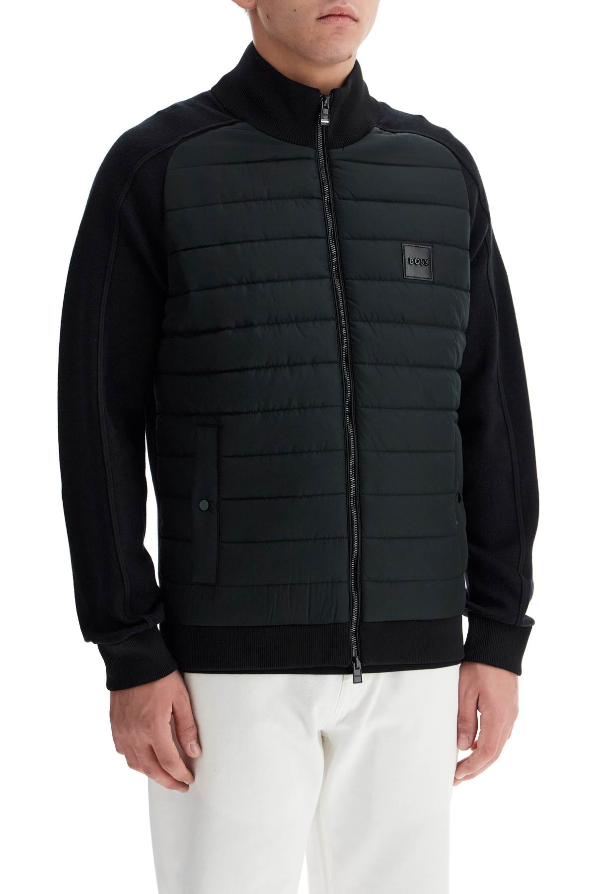 Boss knitted and padded nylon jacket image 1