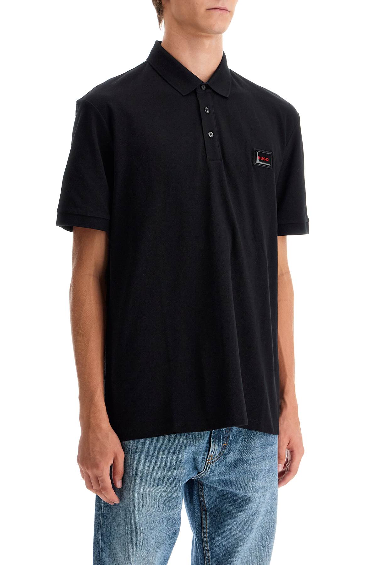 Hugo Boss Regular Fit Polo Shirt with Gel Logo Patch image 1