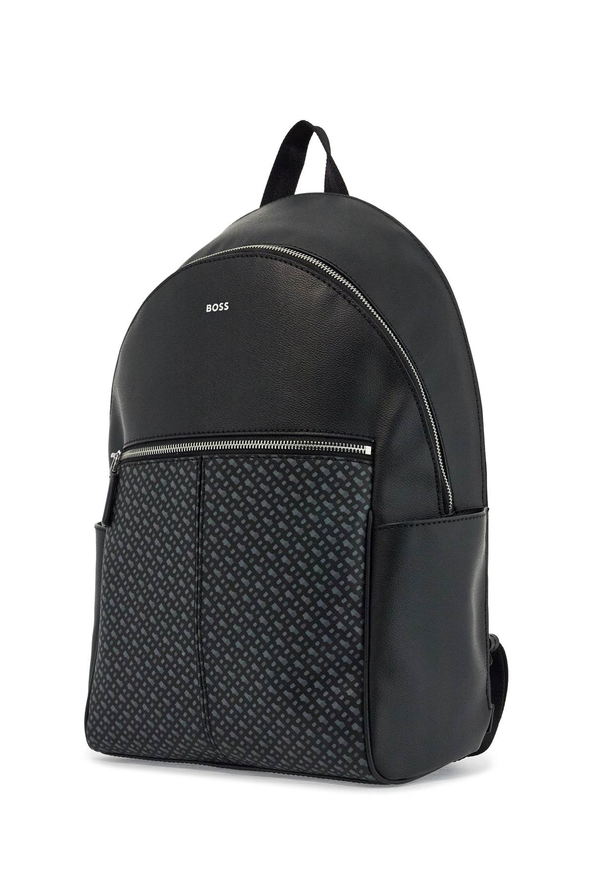 Boss backpack with black geometric pattern image 2