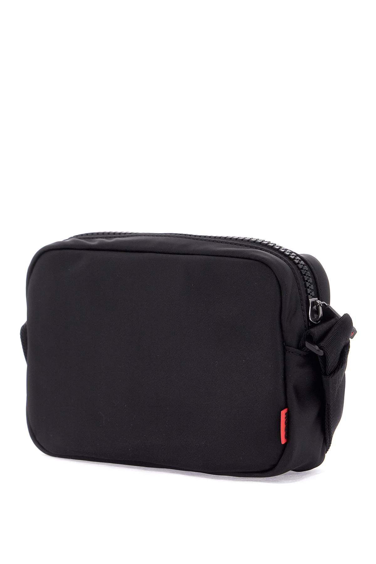 Hugo shoulder bag handwritten2.0_ew c black with zip and adjustable handle image 1