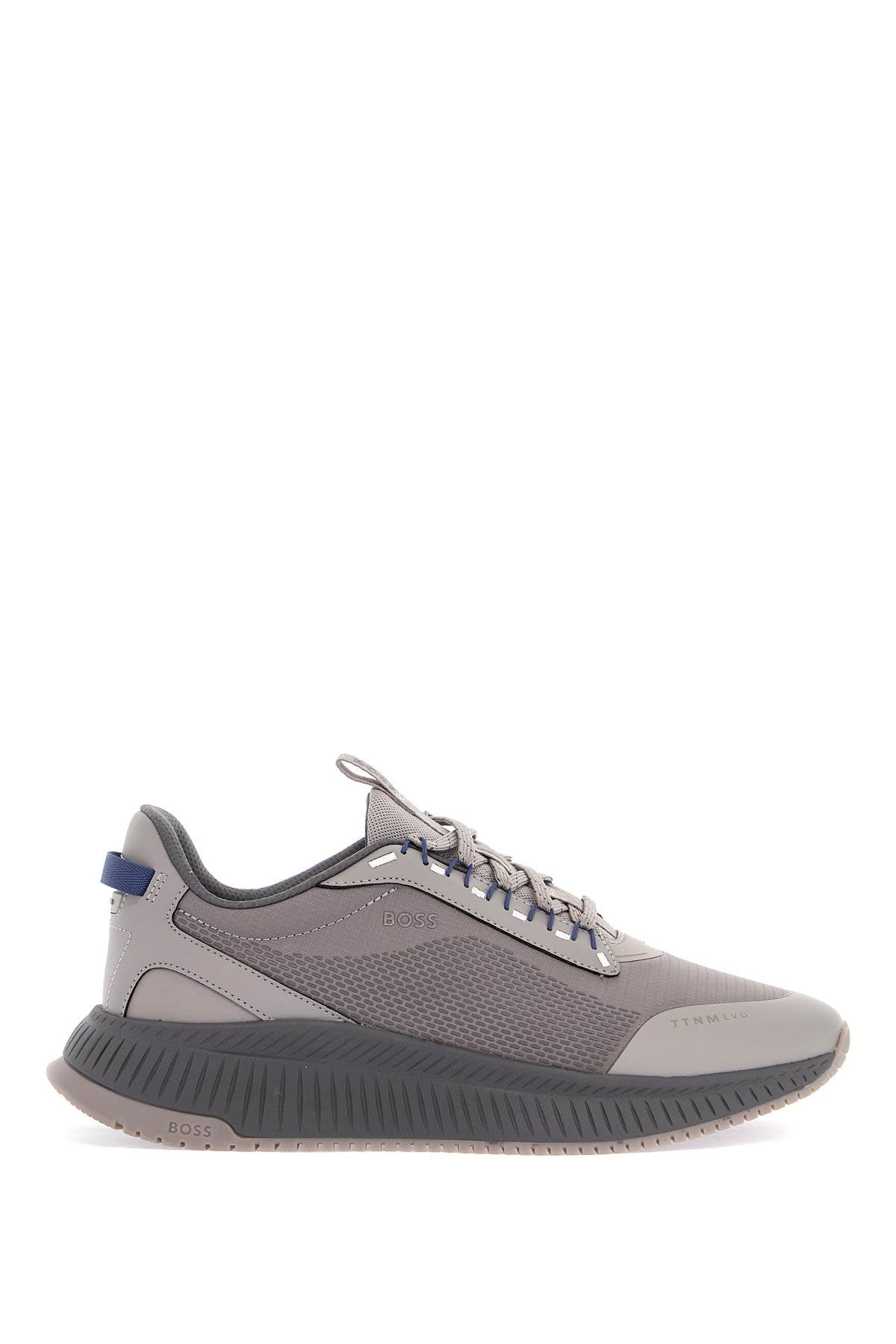 Boss gray ergonomic breathable sneakers ttnm evo_runn_rsth image 0