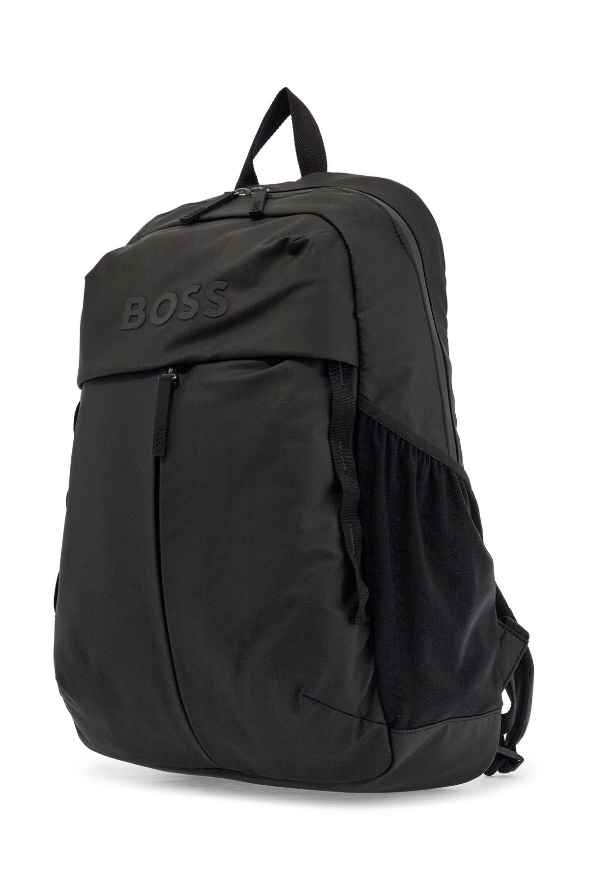 BOSS Stormy Backpack: Technical Fabric, Laptop Pocket, Padded Straps image 2