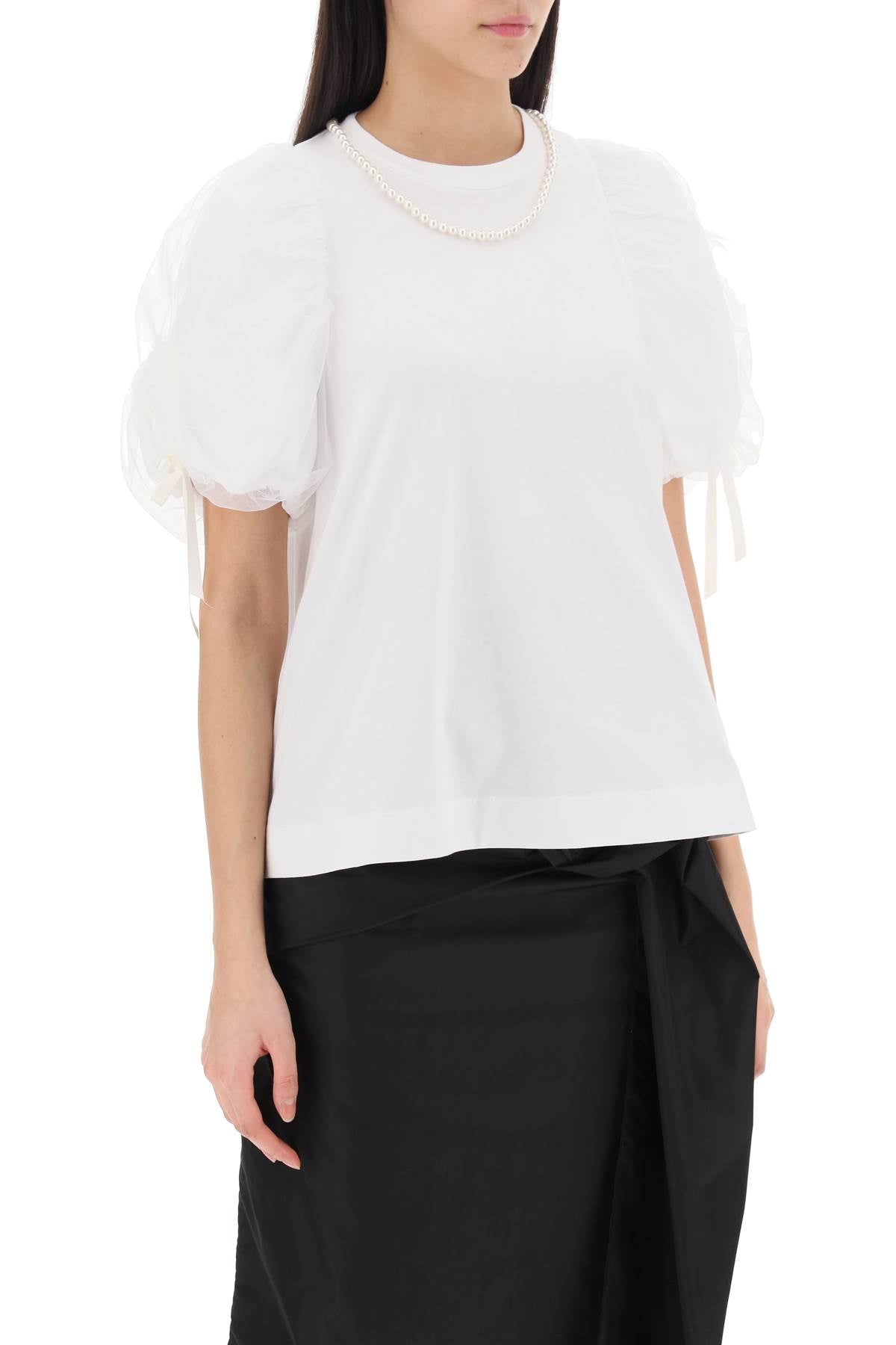 Simone Rocha puff sleeves t-shirt image 1