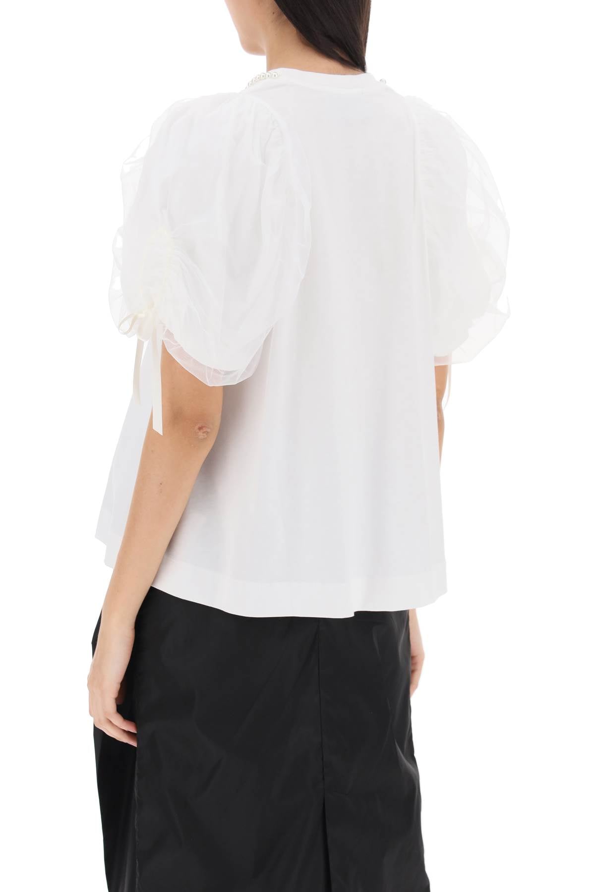 Simone Rocha puff sleeves t-shirt image 2