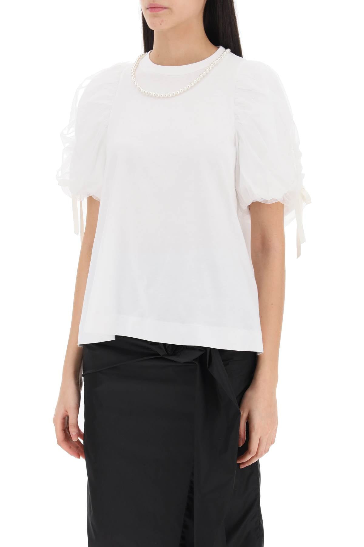 Simone Rocha puff sleeves t-shirt image 3