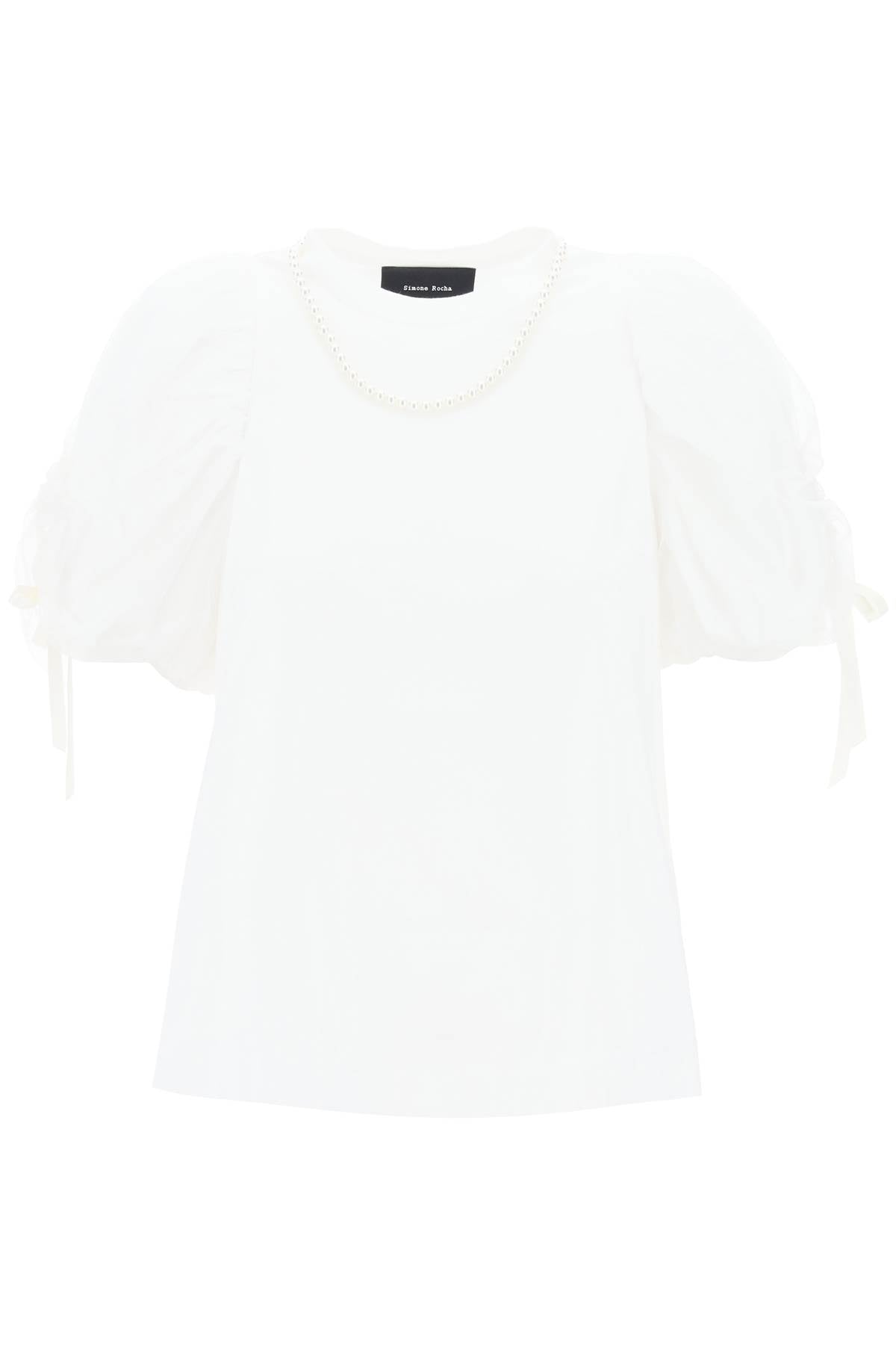 Simone Rocha puff sleeves t-shirt image 0