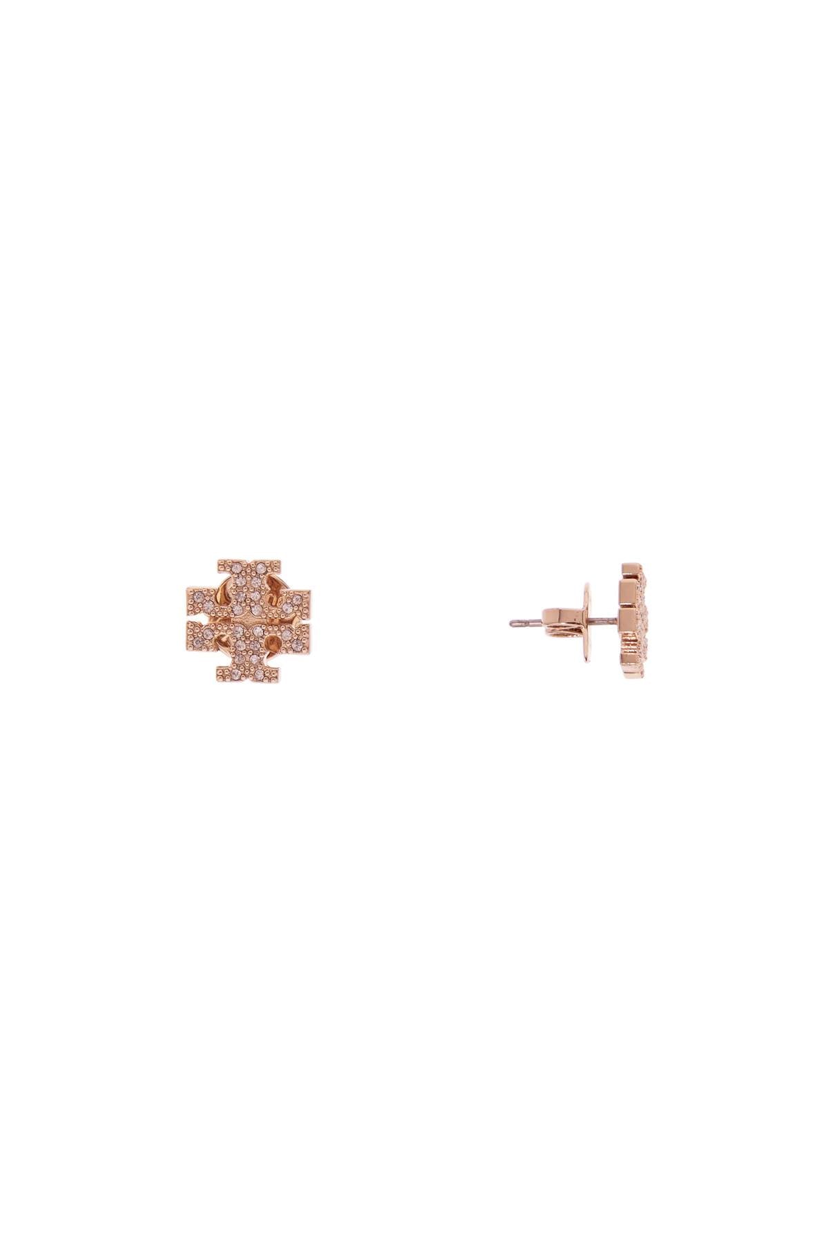 Tory Burch Kira Pave Crystal Double T Earrings image 1