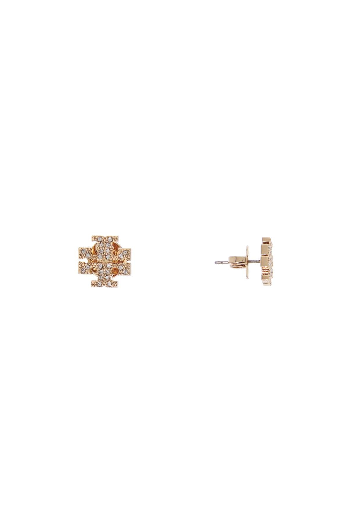 Tory Burch Kira Pavé Crystal Double T Earrings image 1