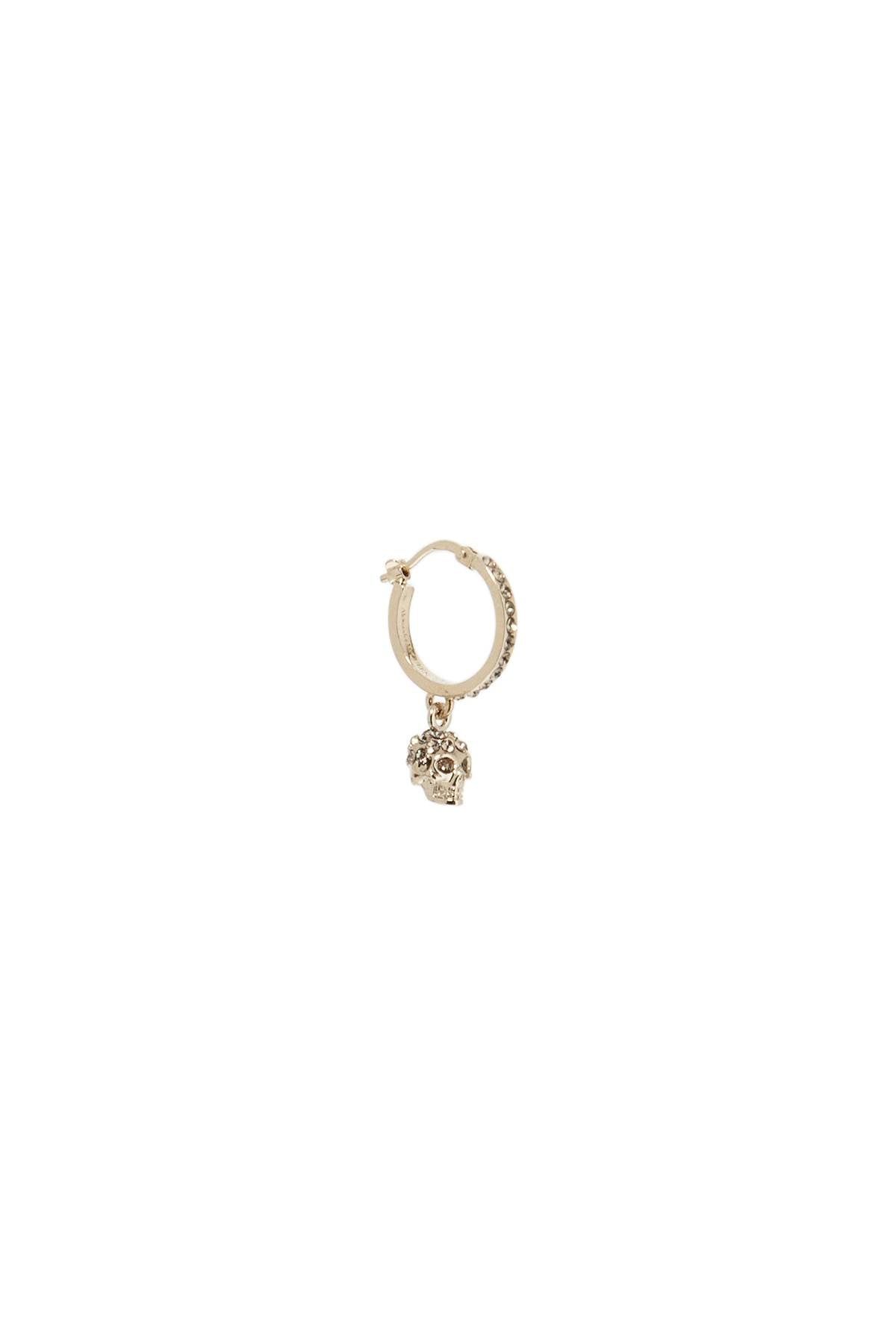 Alexander McQueen Skull Hoop Earrings with Swarovski Crystals image 2