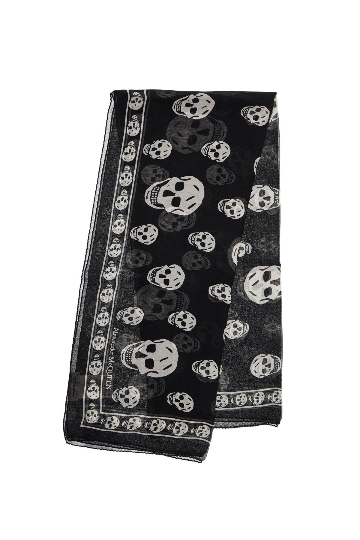 Alexander Mcqueen silk skull scarf image 2