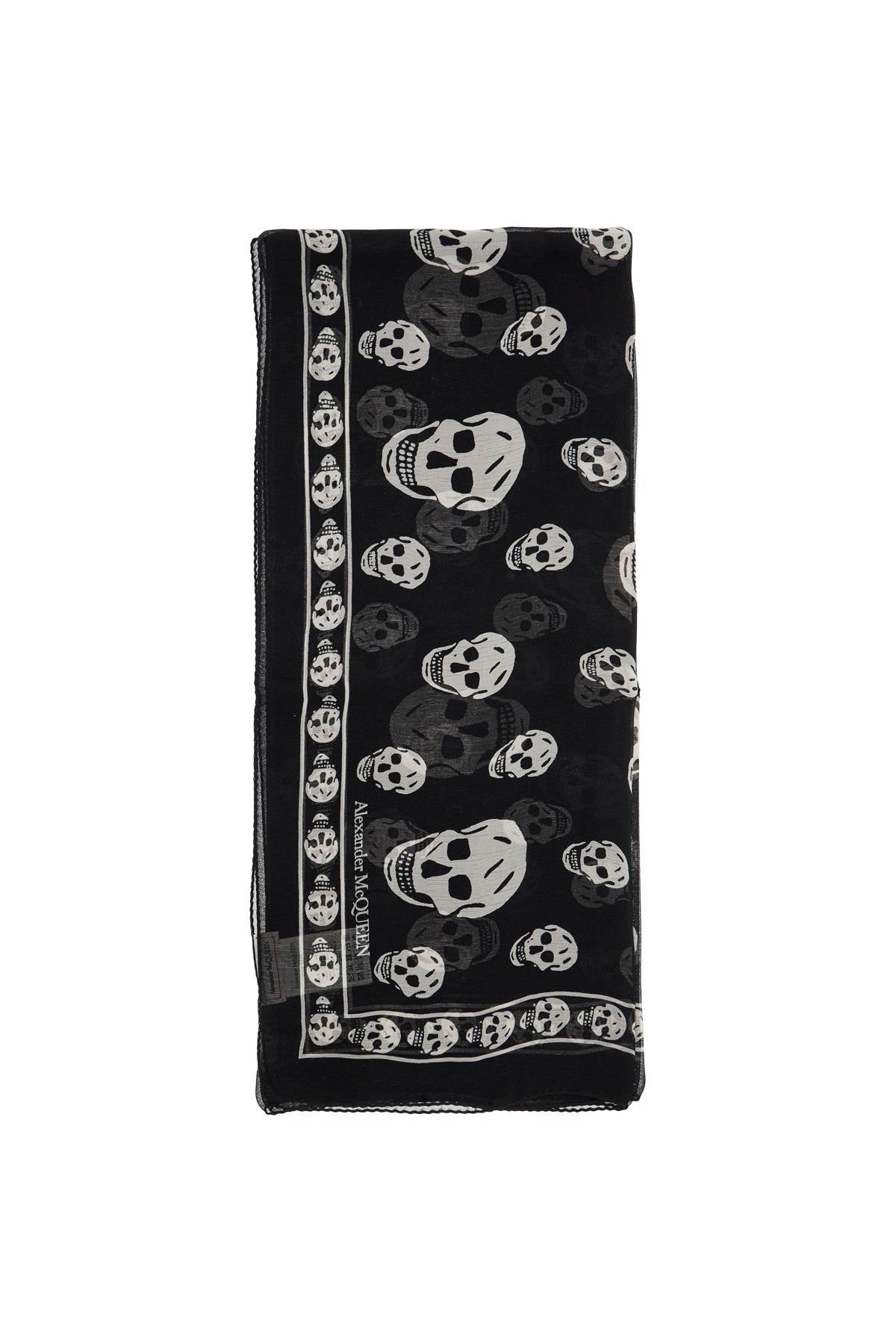 Alexander Mcqueen silk skull scarf image 0