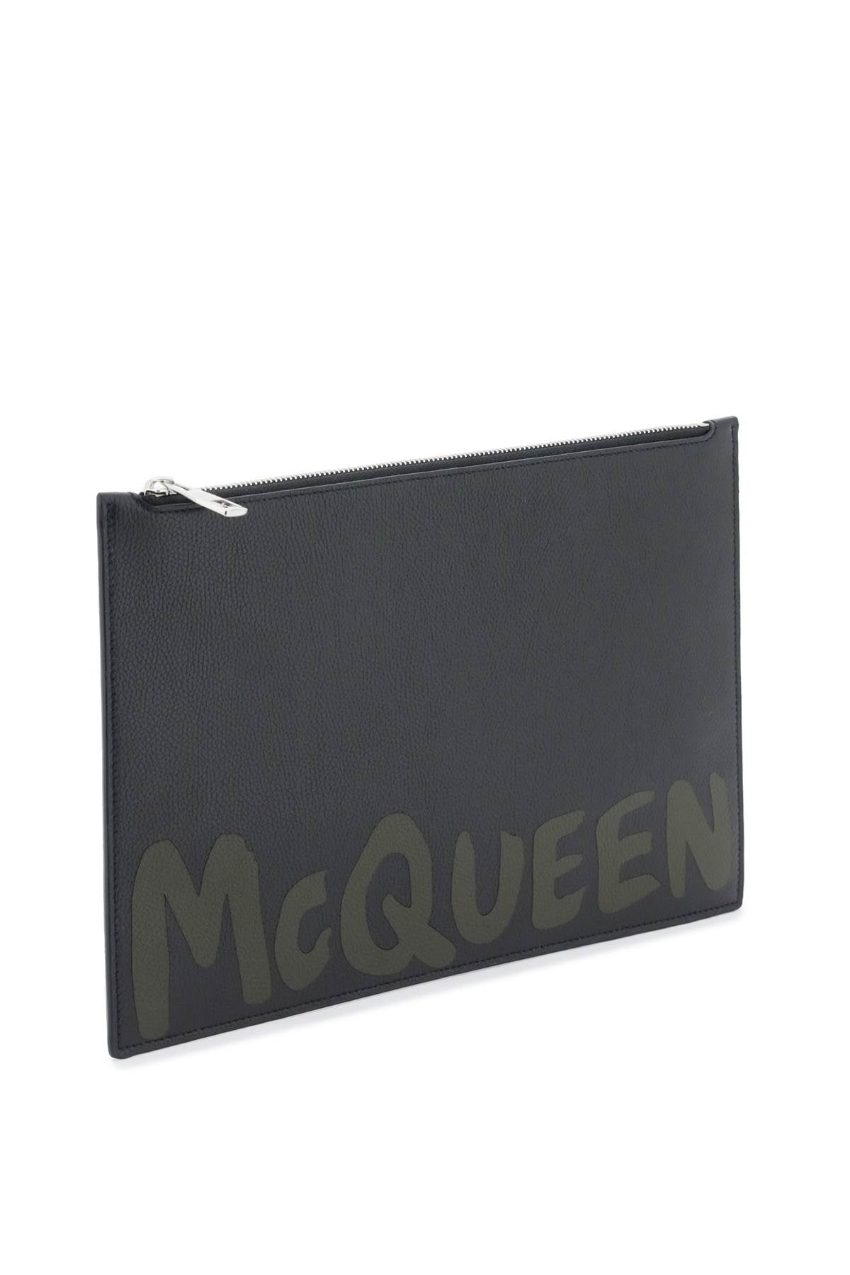 Alexander Mcqueen graffiti flat pouch image 2