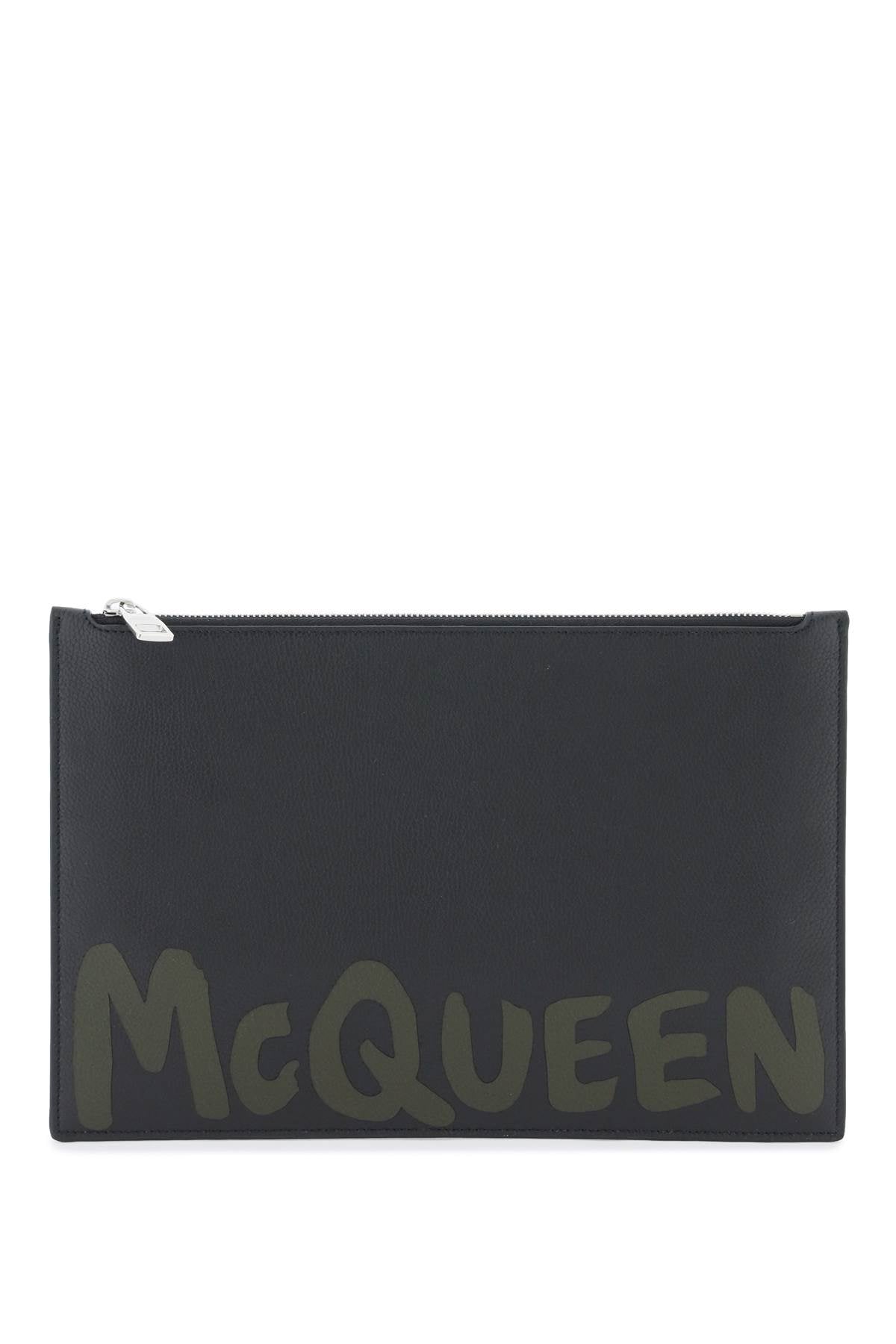 Alexander Mcqueen graffiti flat pouch image 0