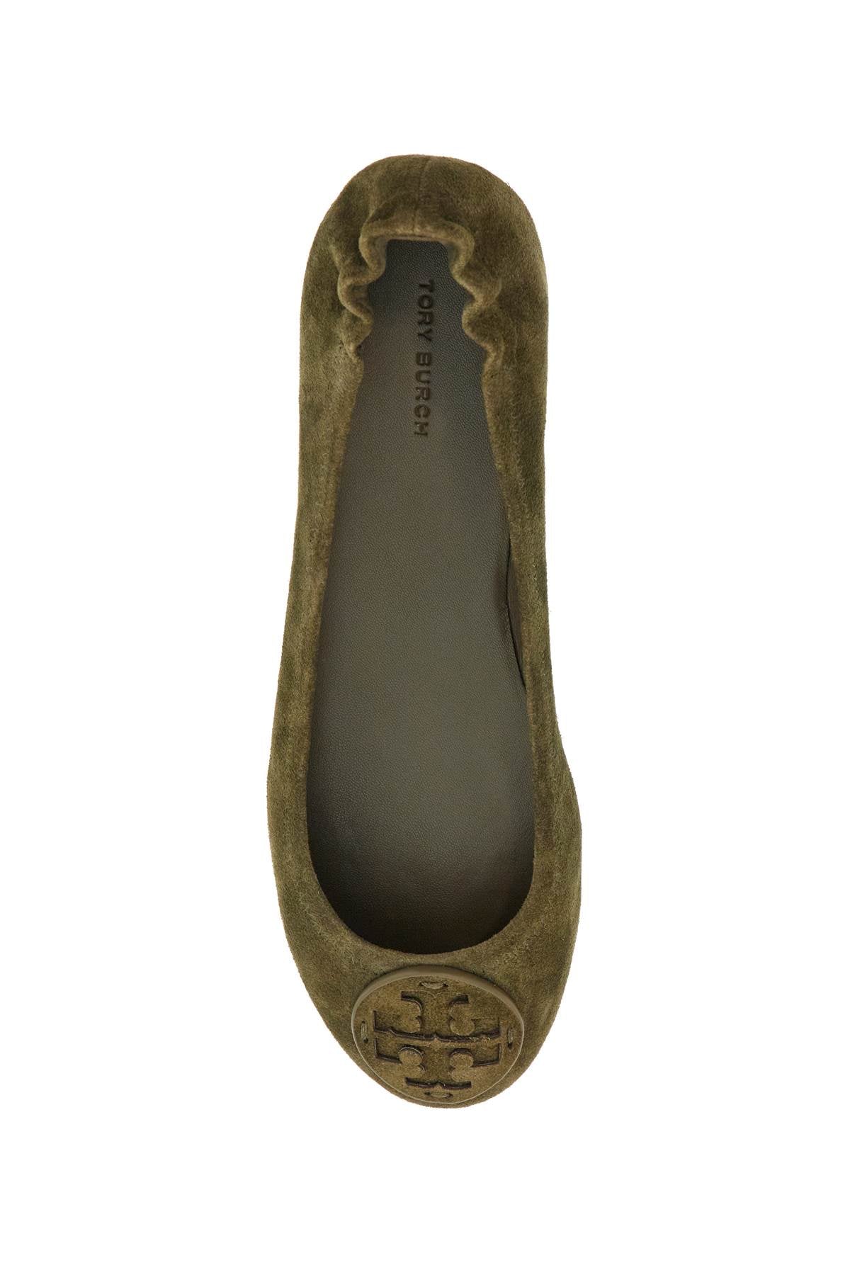 Tory Burch suede minnie travel ballet flats image 1