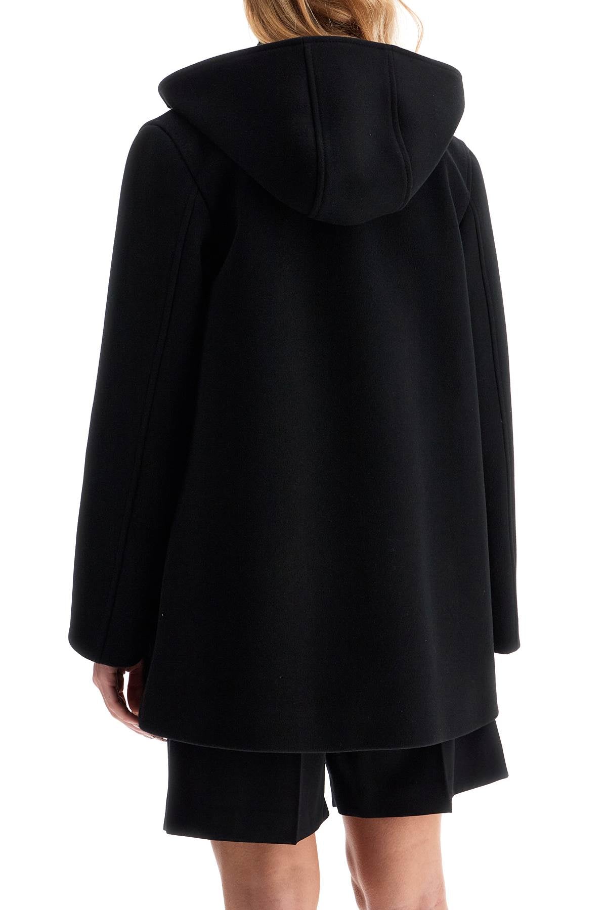 Valentino Garavani Double Wool Embroidered Montgomery Coat image 2