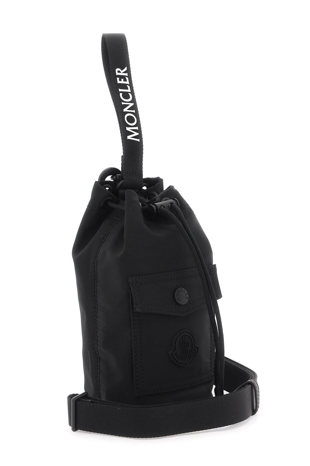 Moncler Mini Bucket Bag: Nylon Drawstring Crossbody with Removable Strap image 2