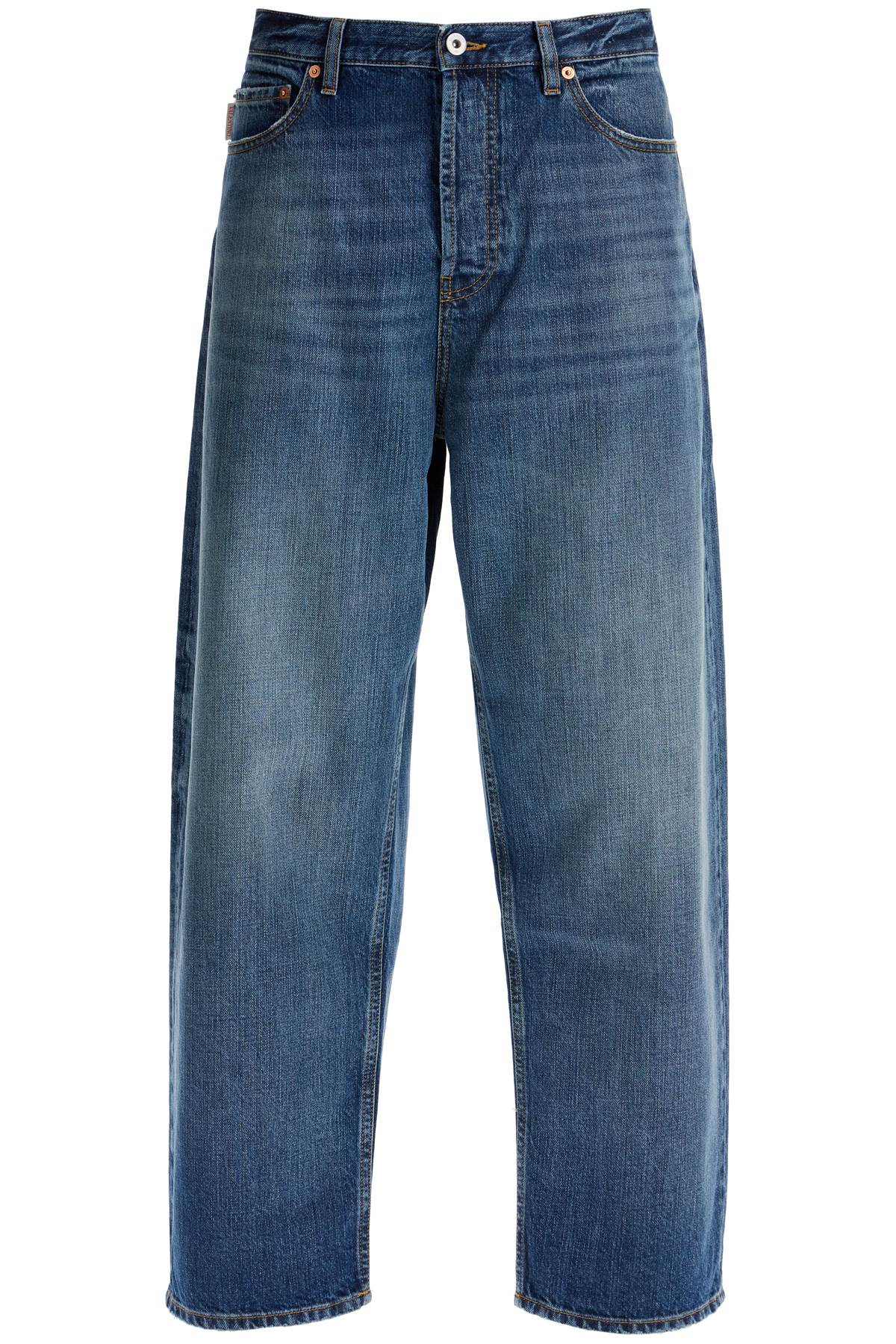 Valentino Garavani wide-legged cropped jeans with a relaxed image 0