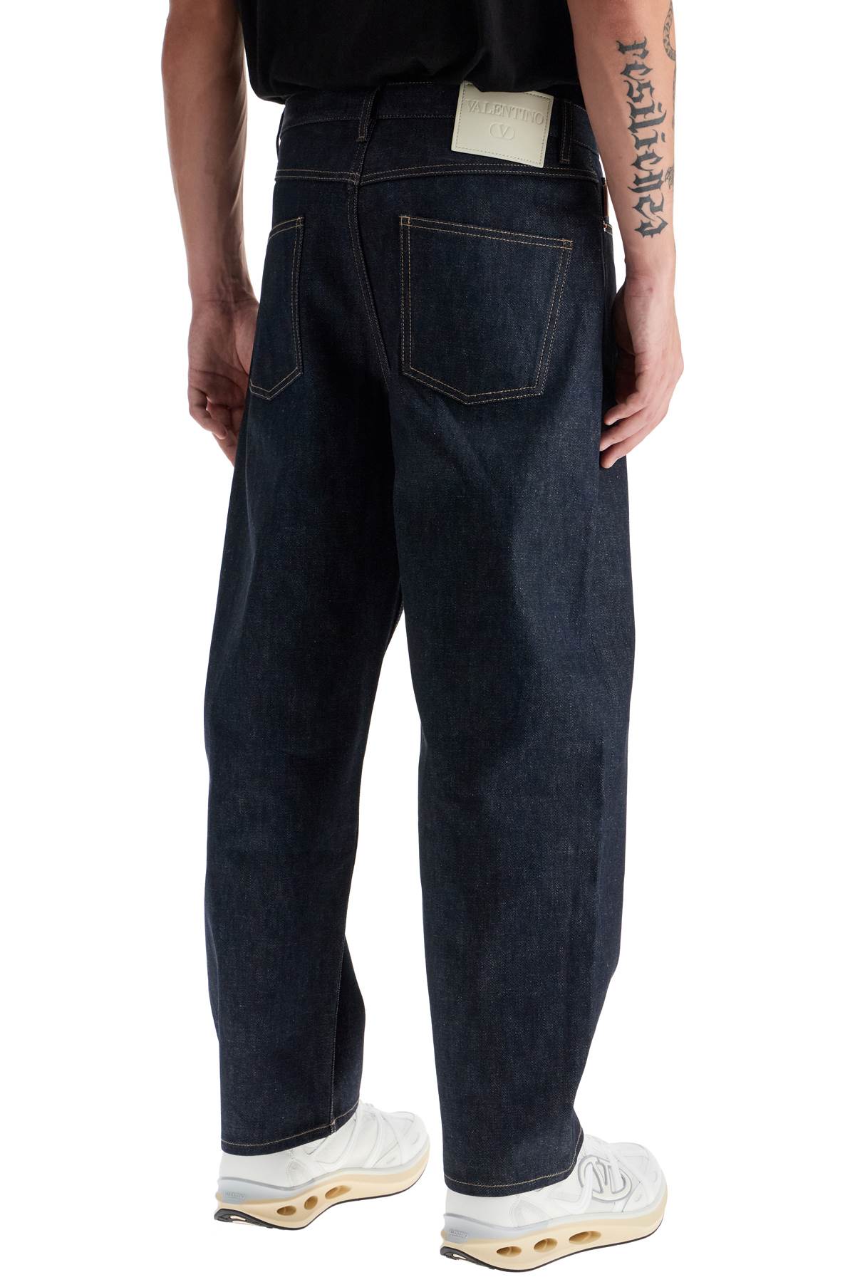 Valentino Garavani chino fit jeans for image 2