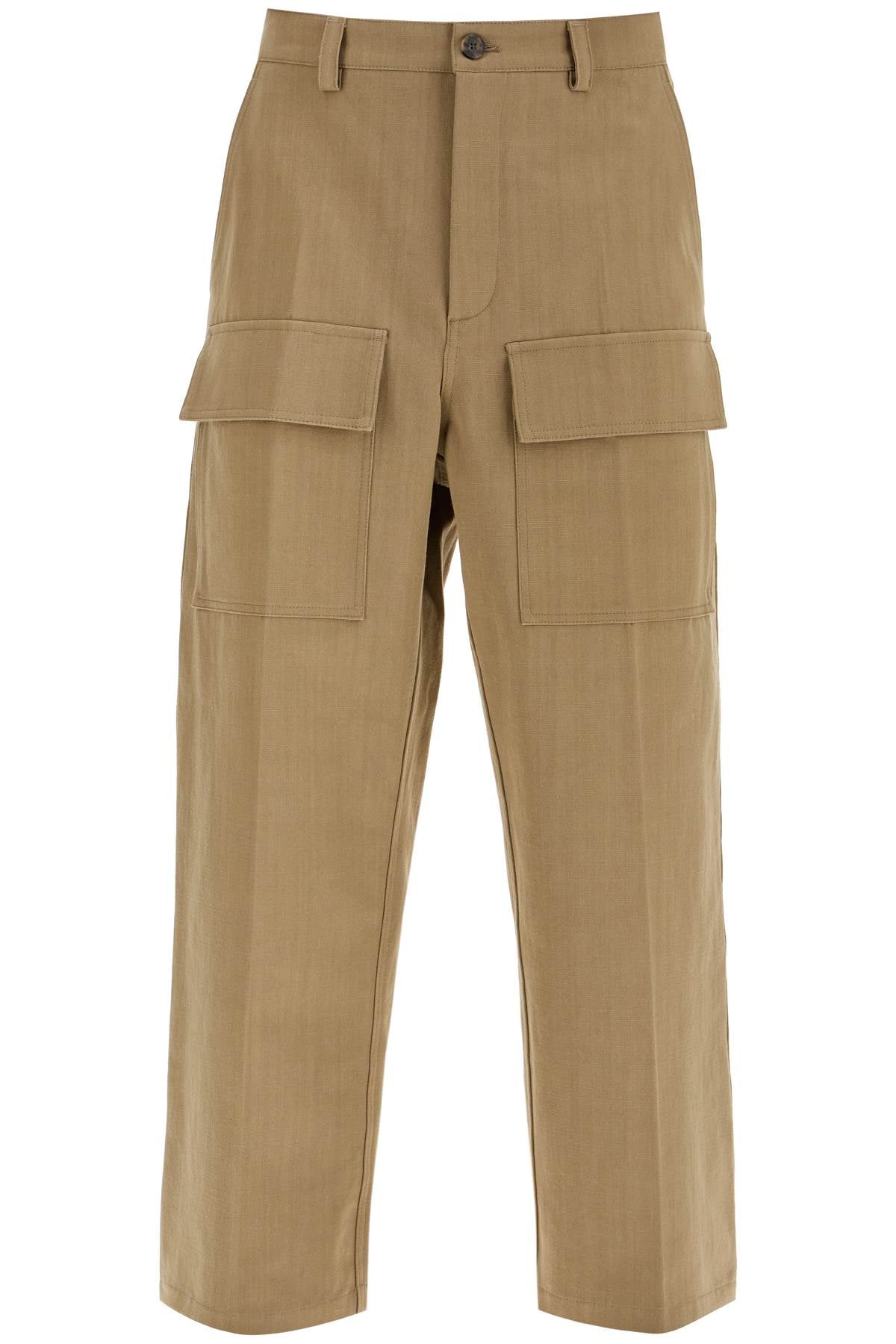 Valentino Garavani cargo canvas pants in italian style image 0